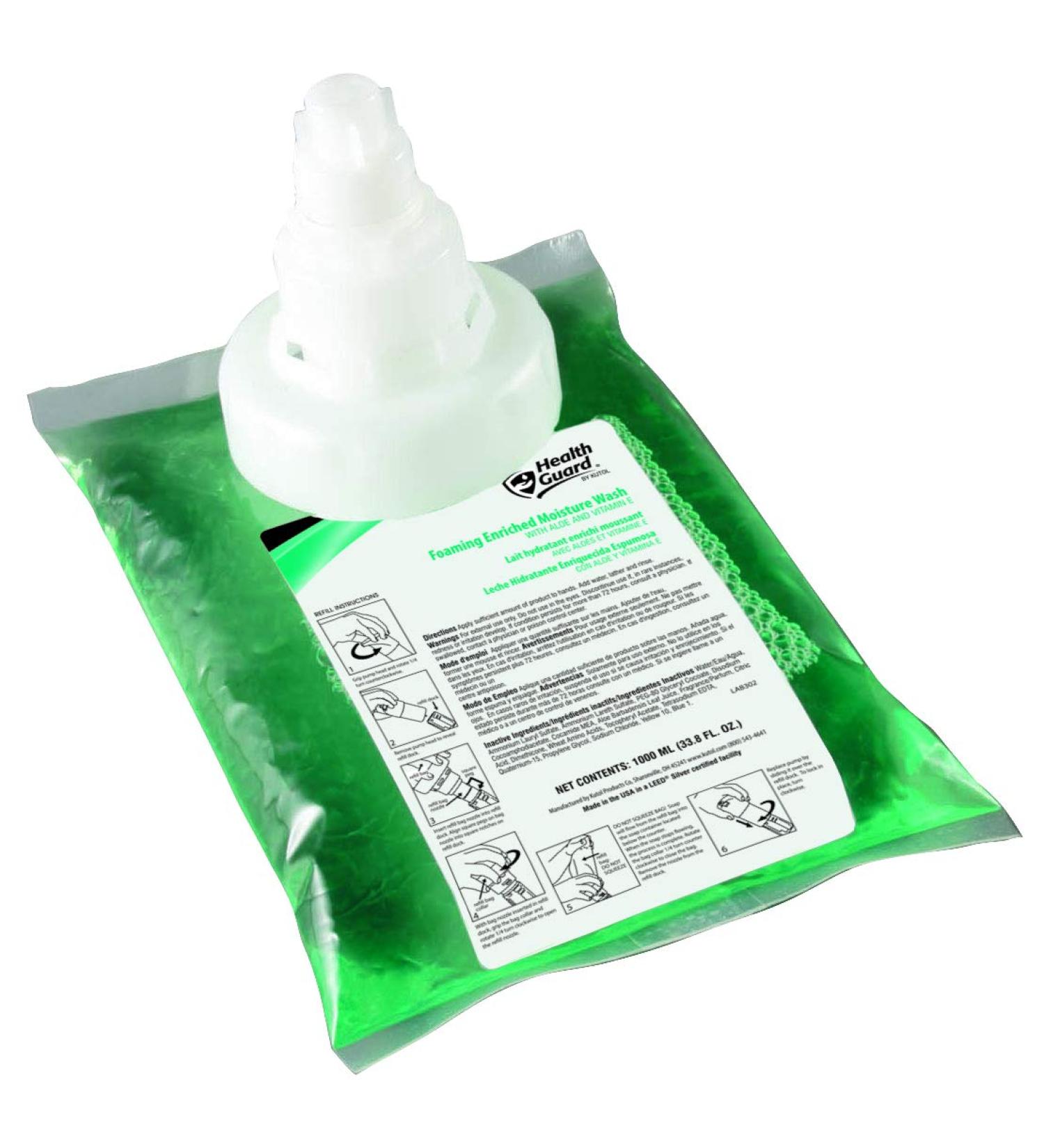 Health Guard 64121 Foaming Enriched Moisture Wash - Hydrating Cleanser for All Skin Types | International Shipping Available - Buy Online on GoSupps.com