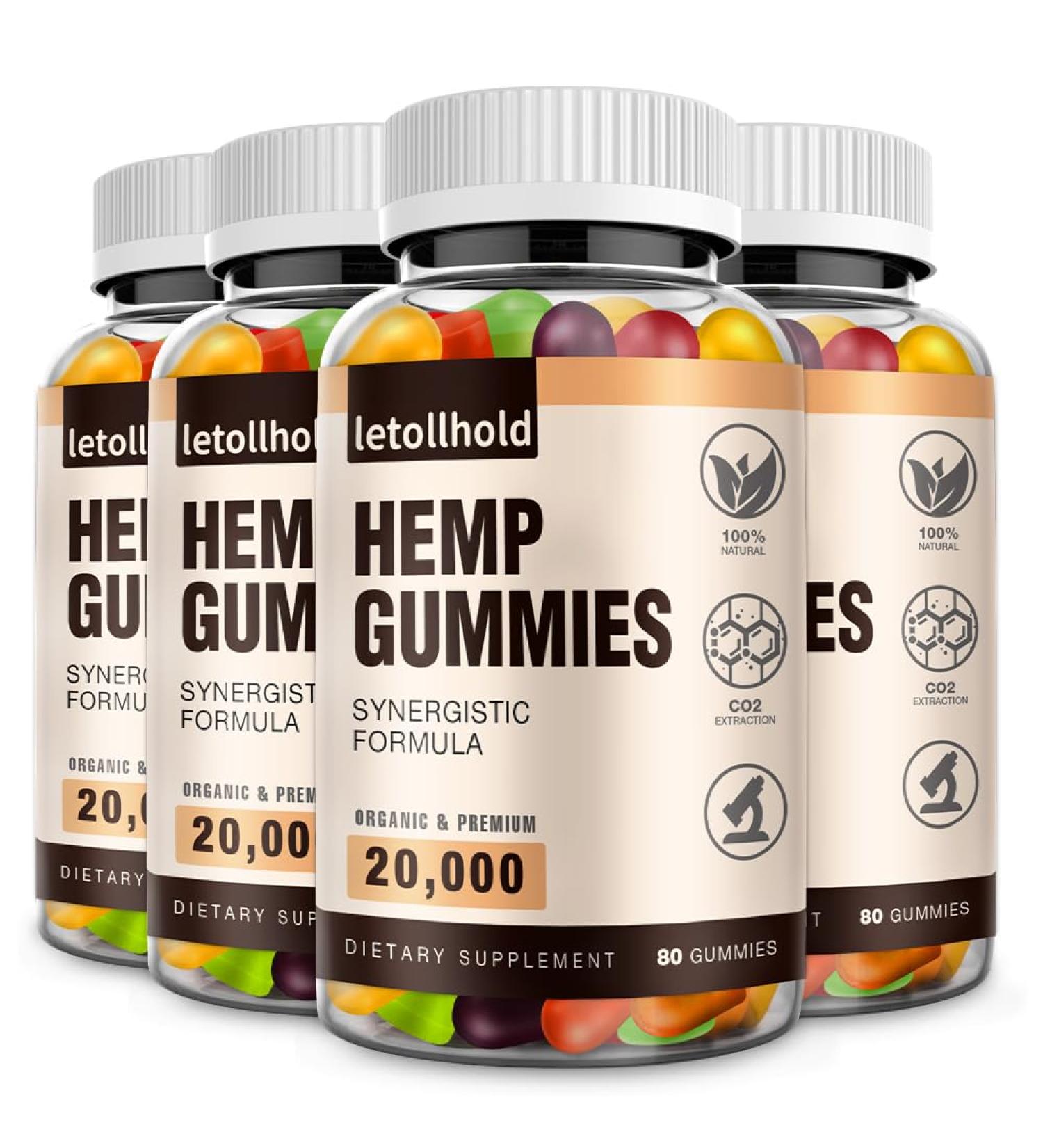 Hemp Gummies Edibles Gummy Advanced Extra Strength Made with Hemp Oil Low Sugar Supplements(Loquat) 80 Count (Pack of 1) - Buy Online on GoSupps.com