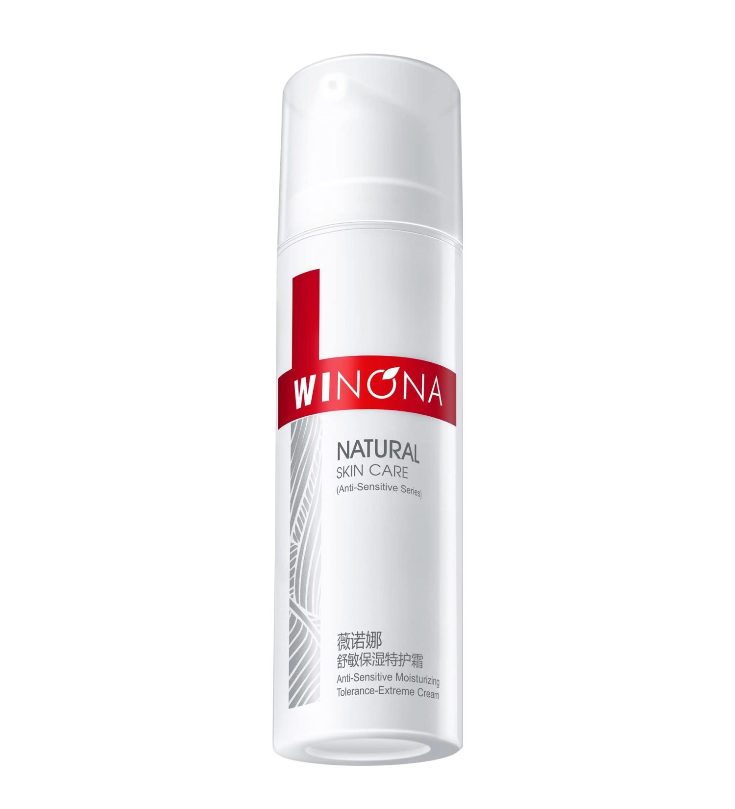 WINONA Sensitive Skin Moisturizing Cream with Portulaca Oleracea Extract - Soothes Dry, Itchy, and Red Skin - Daily Care for 50g/1.76oz - Prinsepia Utilis Royle - Buy Online on GoSupps.com
