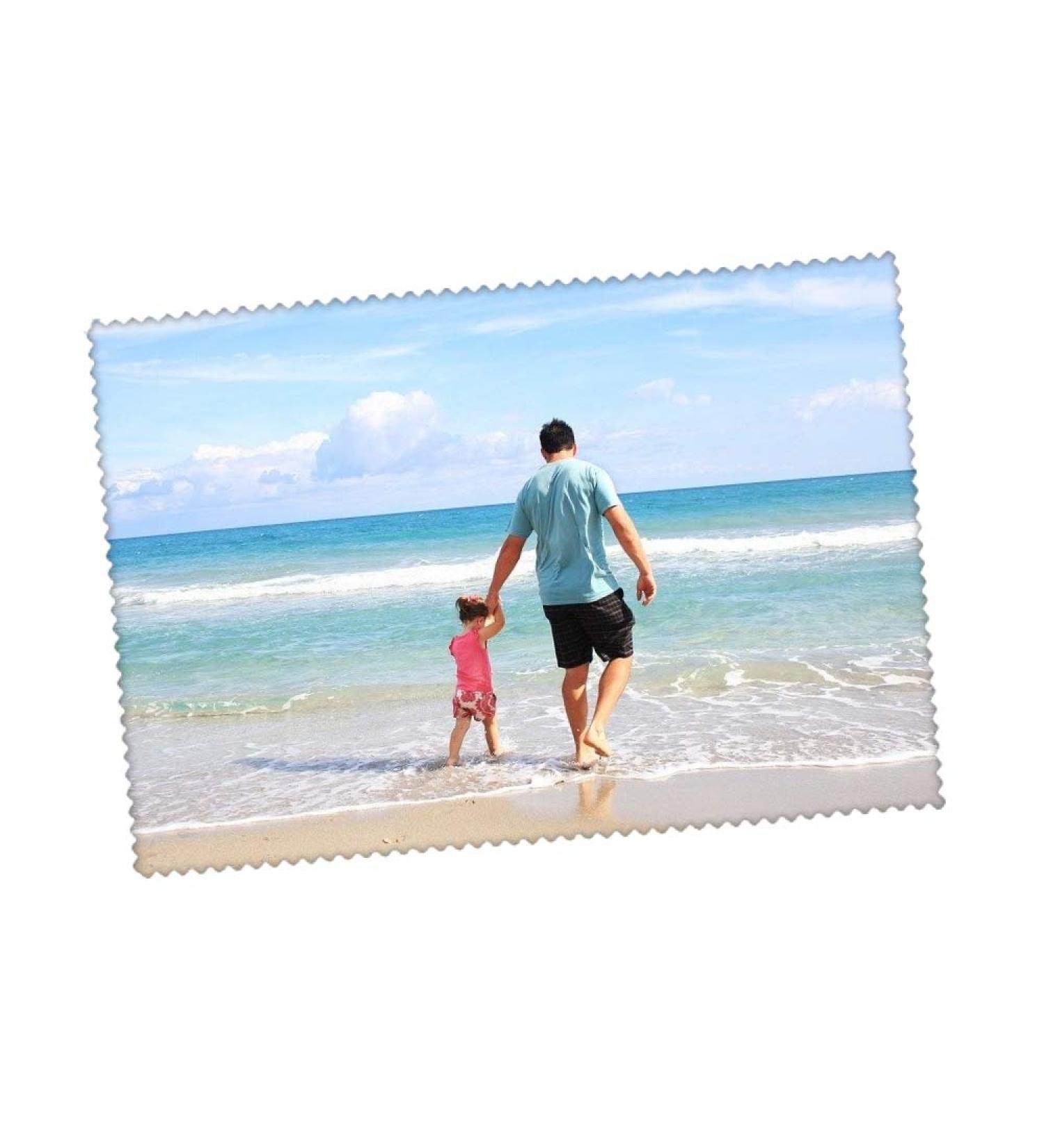 LEOPODO glasses cleaning cloth with photo incl. photo print 2 pieces