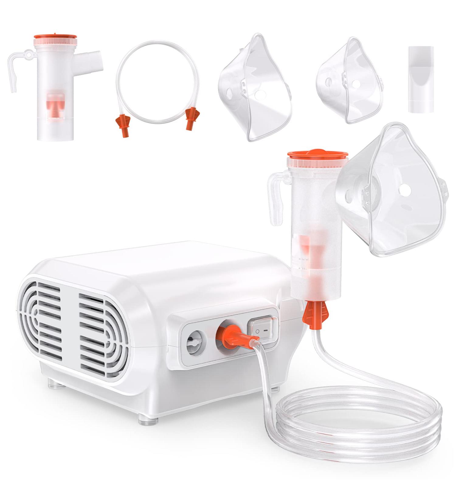 Portable Compressor Nebulizer for Adults and Kids - Adjustable Steam Inhaler for Home or Travel - Buy Online on GoSupps.com