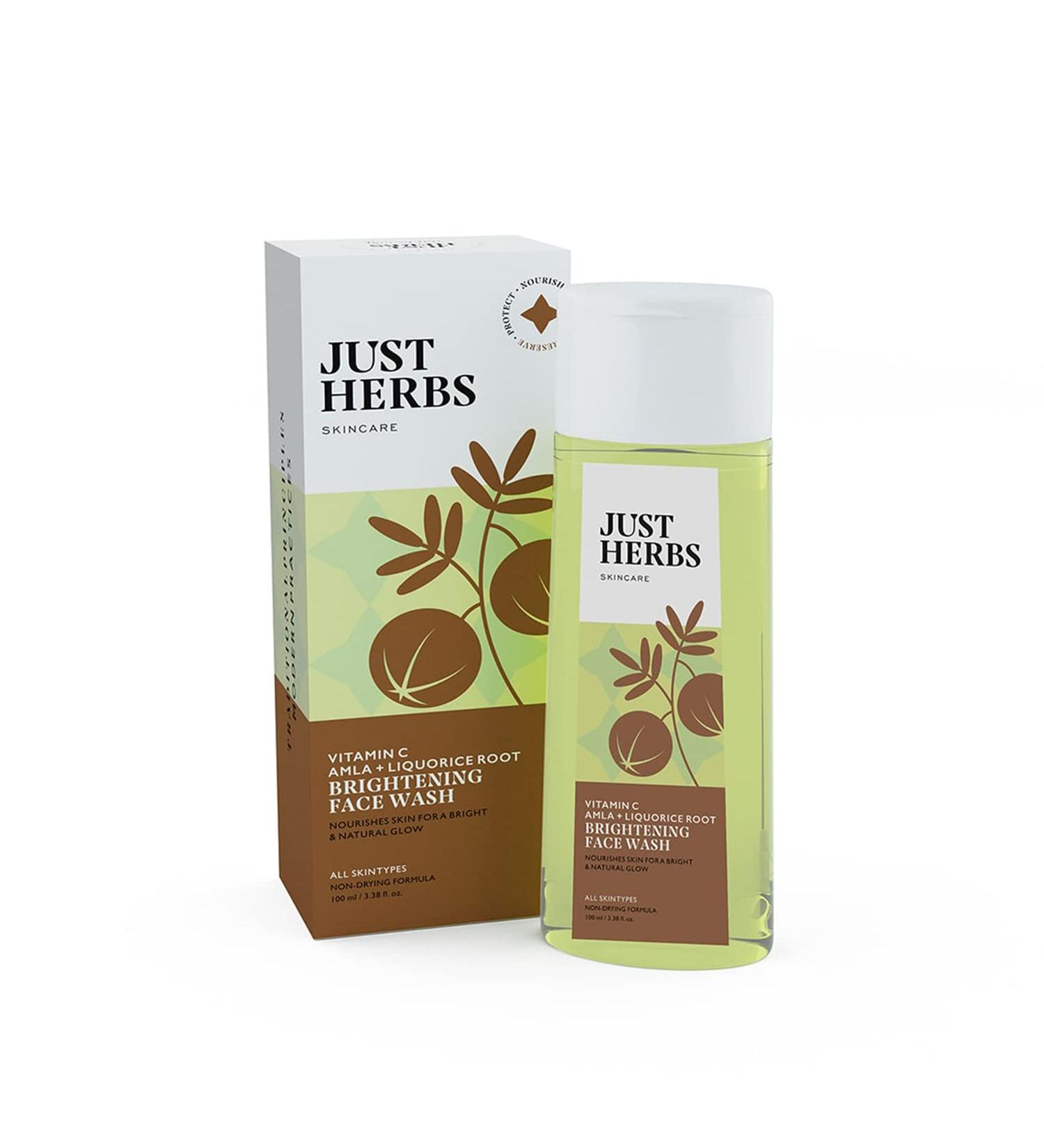 Buy Skin-Rejuvenating Ayurvedic Face Wash with Vitamin C Amla & Liquorice Root for Hydration & Hyperpigmentation - 100 ML - Buy Online on GoSupps.com