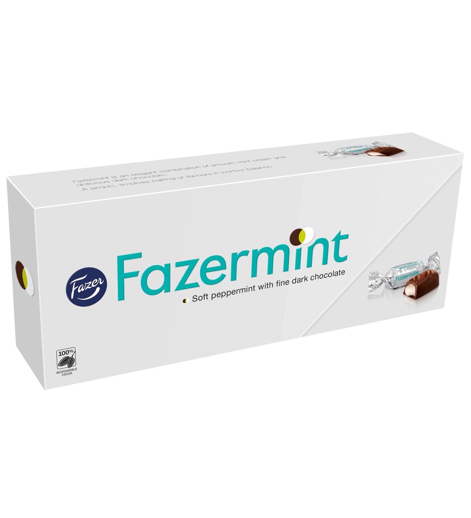 Fazermint Chocolate Pralines 270g - Mint Cream Filled Individually Wrapped Gift Box | Buy Internationally - Buy Online on GoSupps.com