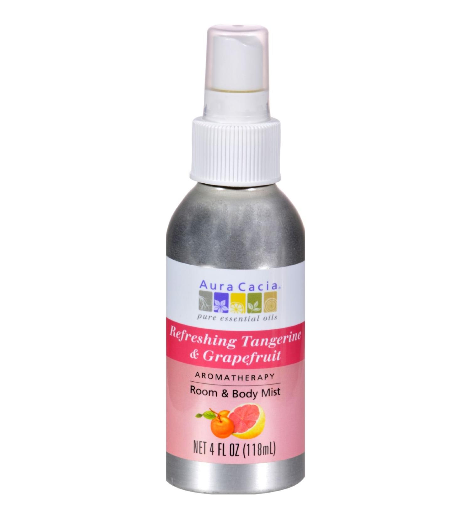 Aura Cacia Tangerine/Grapefruit Aromatherapy Mist 4 Ounce - 6 per case.6
