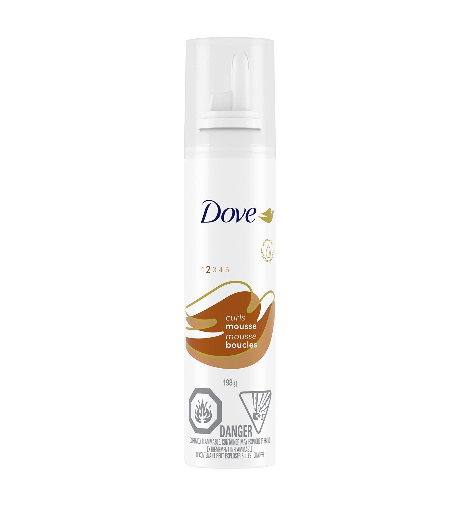 Dove Style+Care Mousse nourishing curls hair styling for curly wavy hair and extra curl definition 198 GR - Buy Online on GoSupps.com
