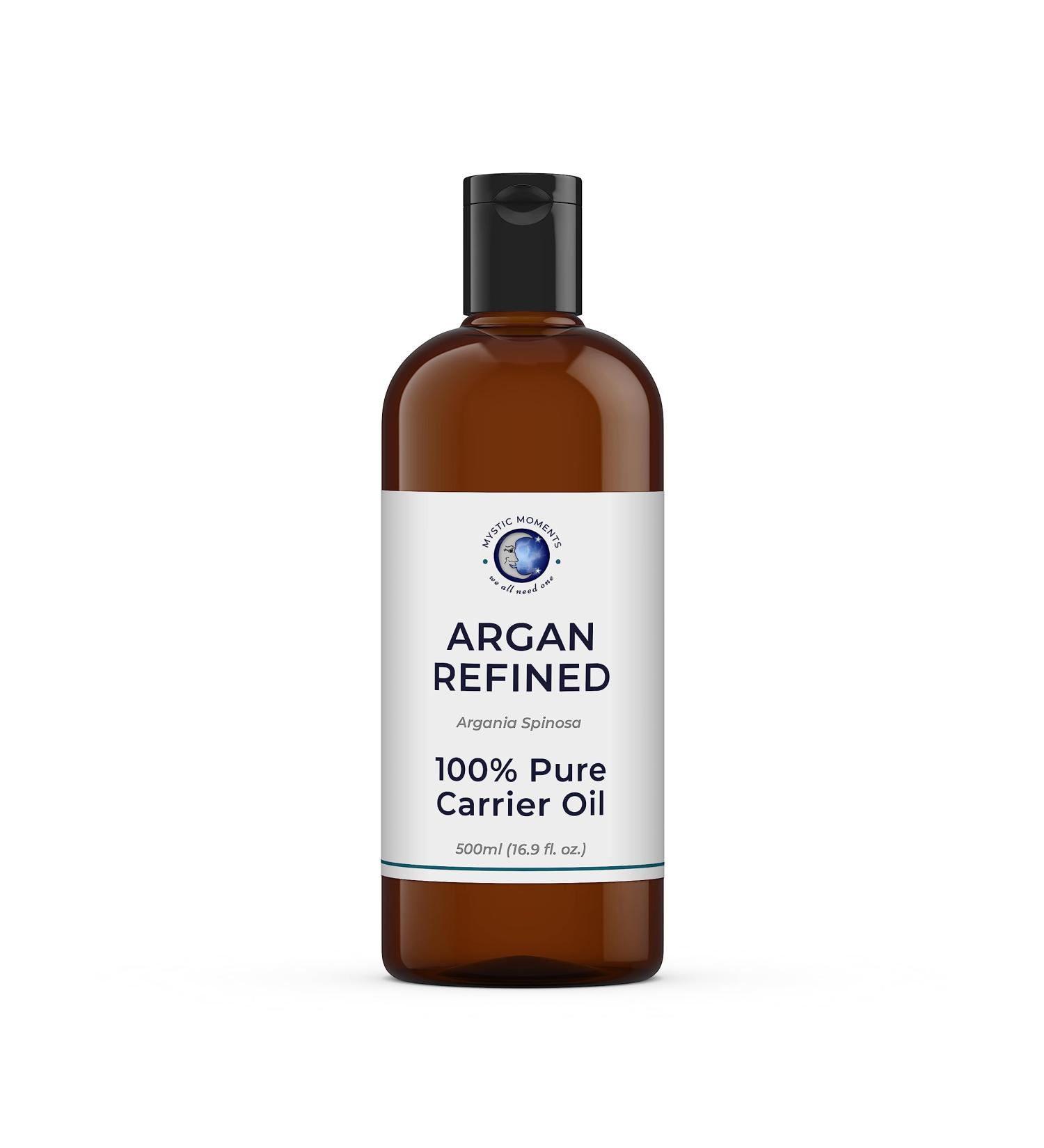 Mystic Moments Argan Base Oil - 100% Pure 500ml | Premium Carrier Oil for Skin & Hair | International Shipping Available - Buy Online on GoSupps.com