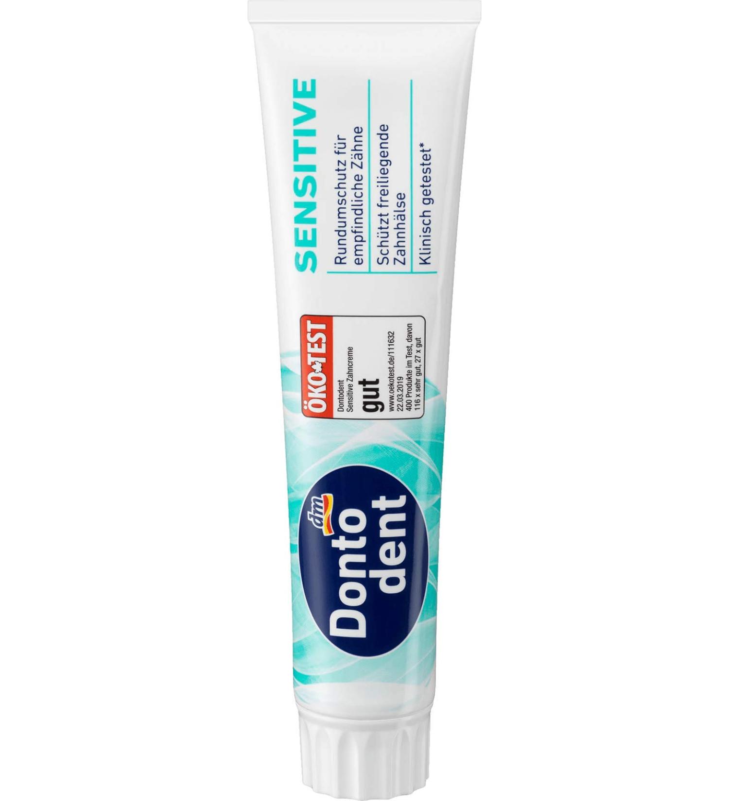 DONTODENT Toothpaste Sensitive 125 ml | Best Dental Care for Sensitive Teeth - Buy Internationally - Buy Online on GoSupps.com