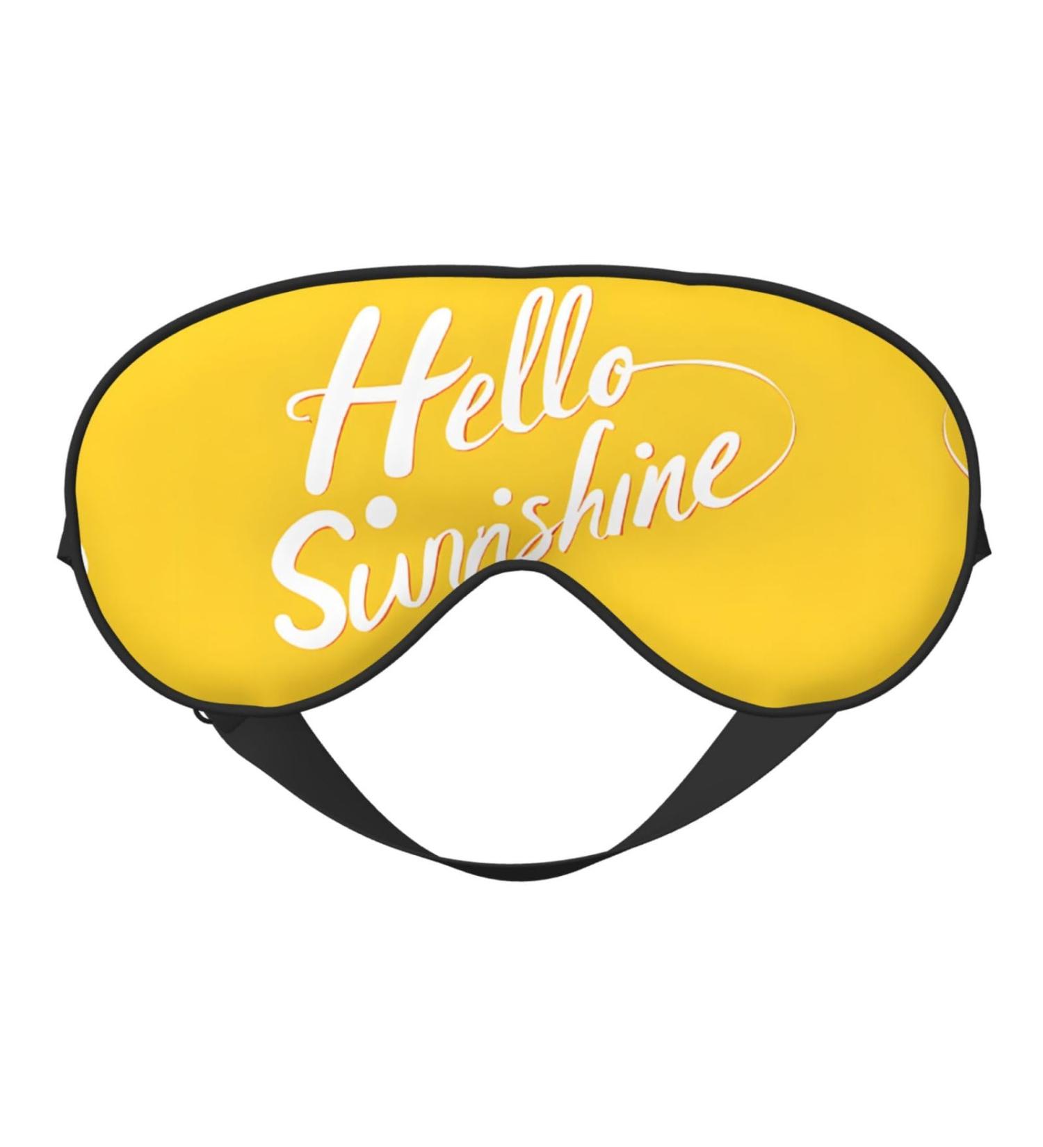 Buy Reusable Sleep Mask Eye for Men & Women - Soft Blackout Eye Covers for Better Sleep Travel & Camping Essentials | Goodlooking Hello - Buy Online on GoSupps.com