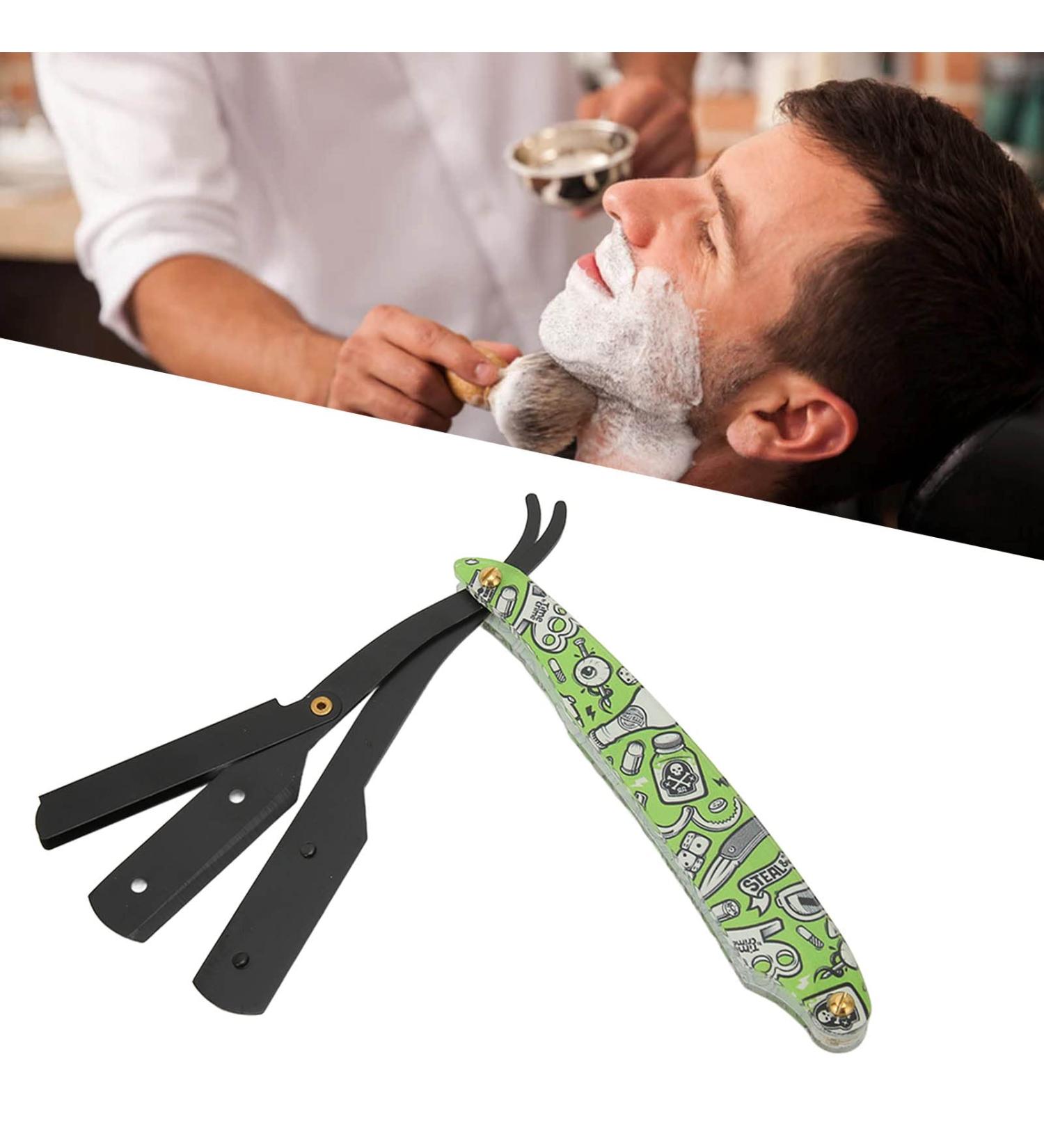 Vintage Straight Edge Men's Razor | Professional Hair Removal Tool for Barbers & Hairdressers - Buy Online on GoSupps.com