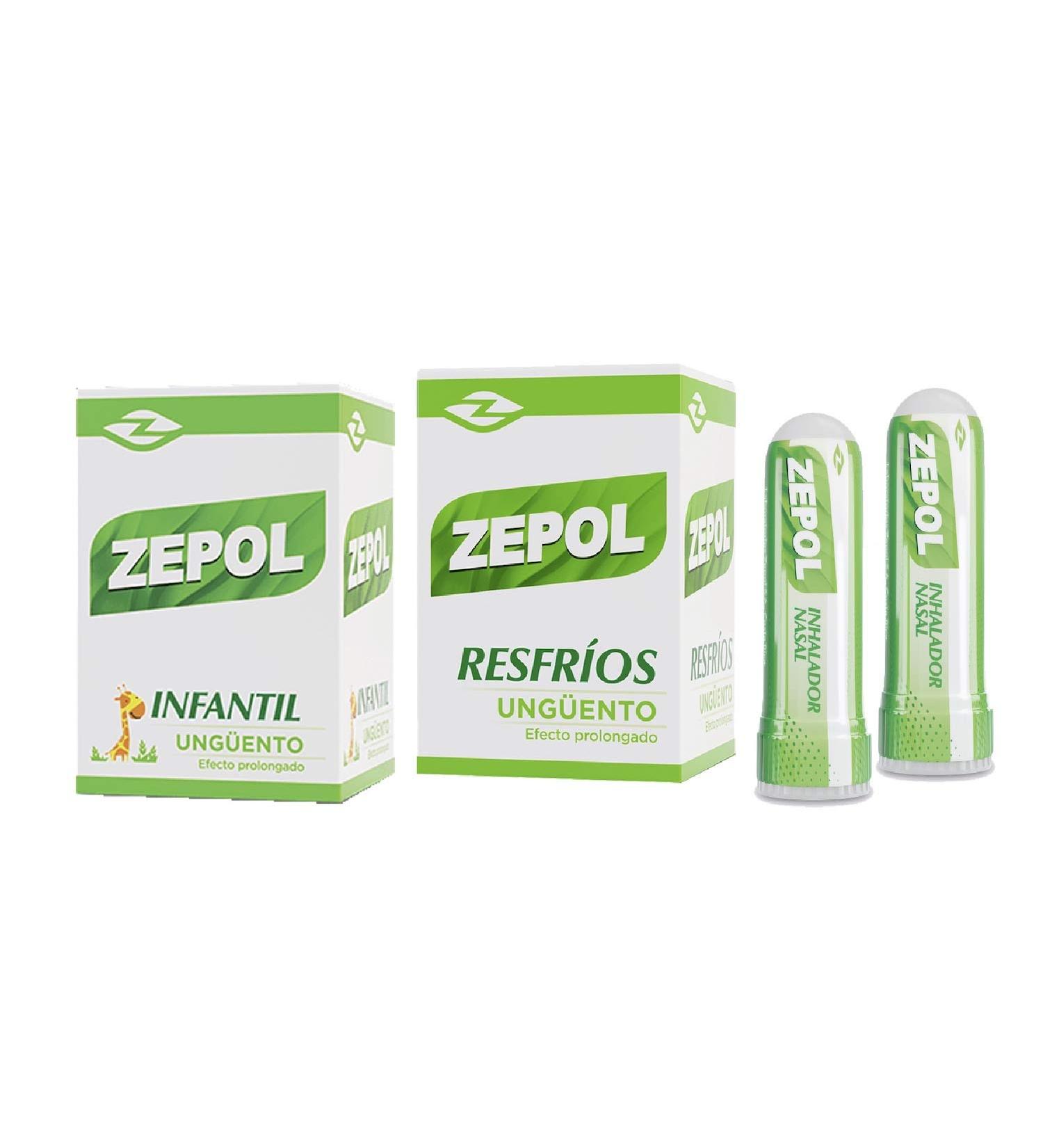 Zepol Family Combo: Ointment, Children's Ointment, and Inhalers - Complete Relief Package - Buy Online on GoSupps.com