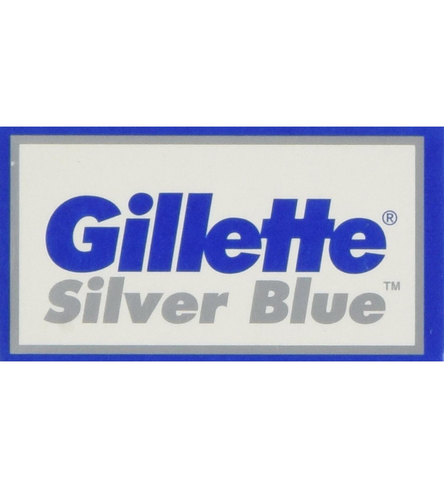 100 Silver Blue Double Edge Razor Blades Made in Russia by 7 O'clock