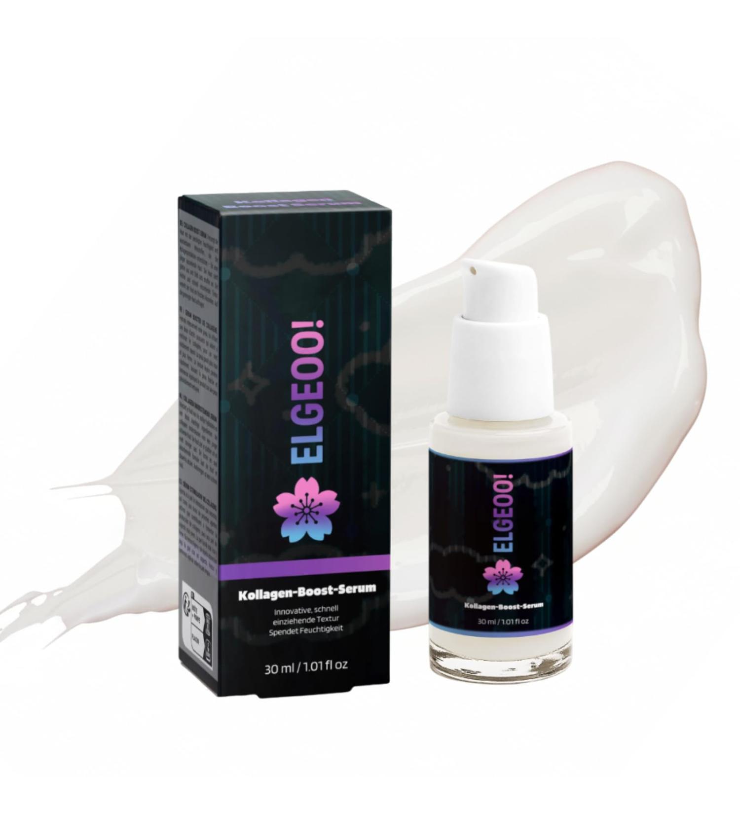  Generisch ELGEOO Collagen Booster Serum - Vegan Anti-Aging Face Serum with Hyaluronic Acid and Sunflower Oil - Moisturizes and Promotes Firmer Complexion - Ecocert Certified - 30ml - Buy Online on GoSupps.com