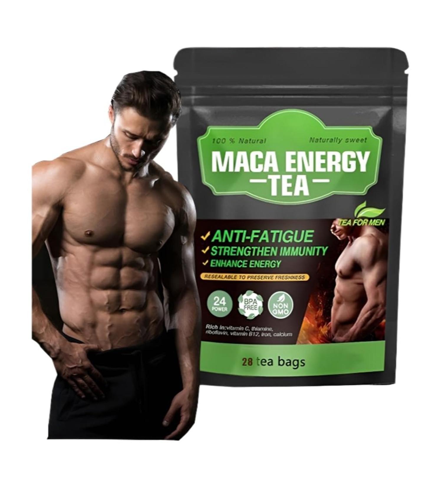 Tisane 28 Tea Soutien nerg tique Naturel For Hommes Endurance Et Vitalit Am lior es 28 Portions M lange De Plantes De Qualit Sup rieure(1PCS) - Buy Online on GoSupps.com