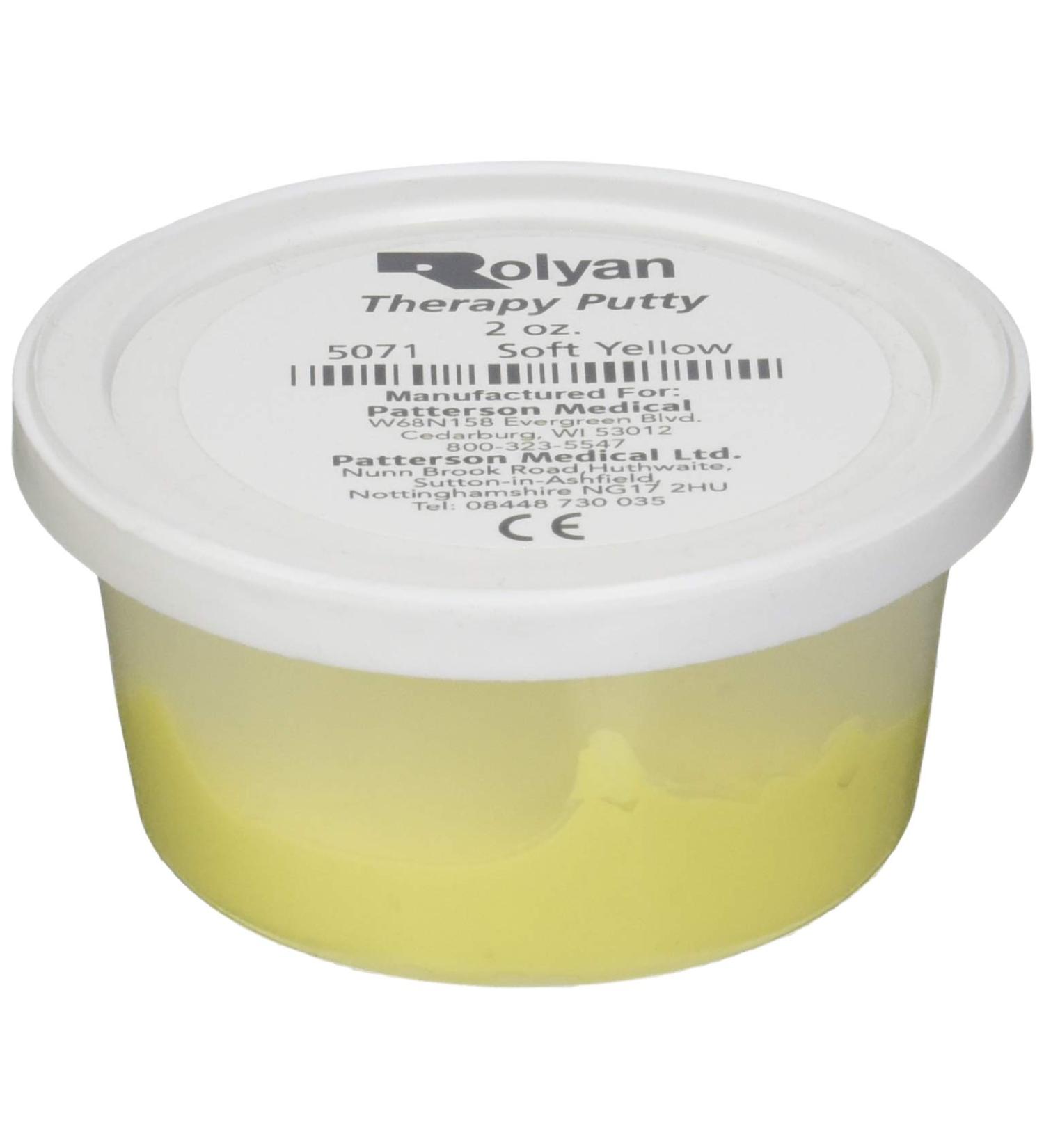 Sammons Preston Master Pack Therapy Putty For Physical Therapy Exercises Hand Grip and Strength Training For Stress and Pain Relief Occupational Therapy Set of 10 2 Ounces Yellow Soft 2 Ounces Yellow soft