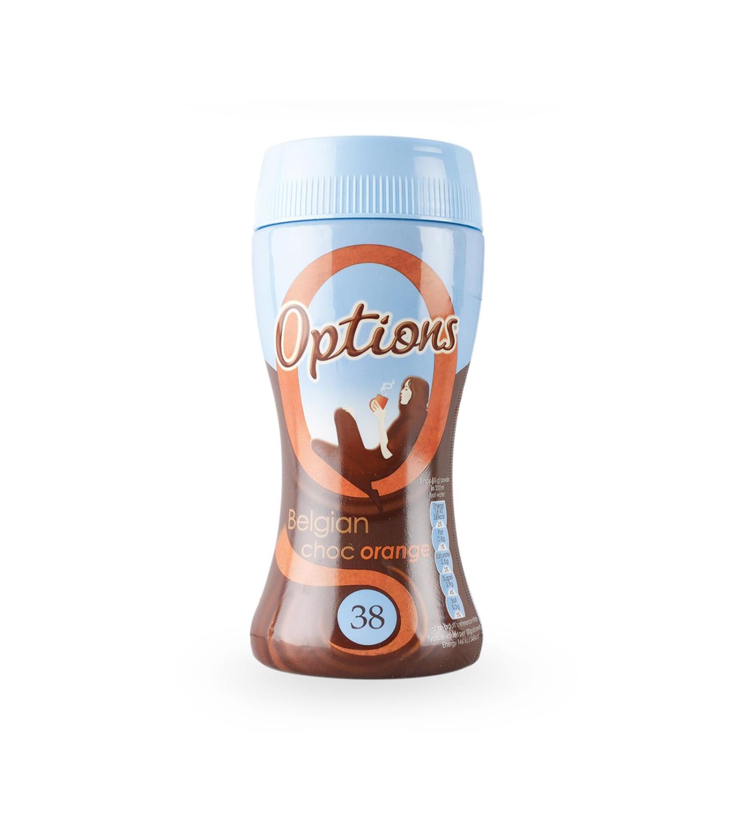 Options Chocolate drink with orange, 220 g