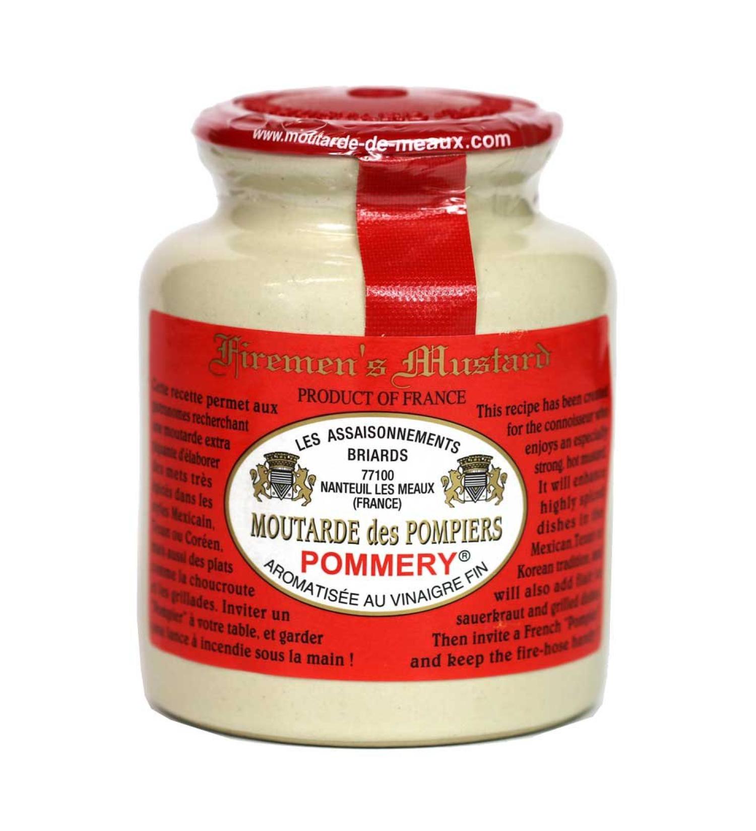 Pommery Fireman's Moutarde des Pompiers, 250 ml 8.81 Ounce (Pack of 1)