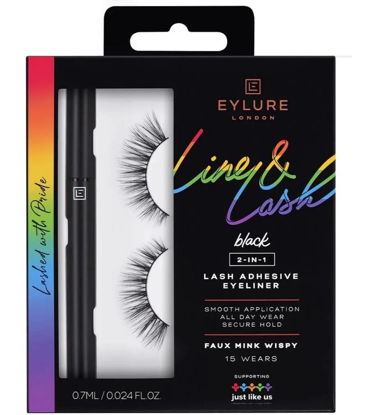 EYLURE PRIDE LINE & LASH KIT BLACK