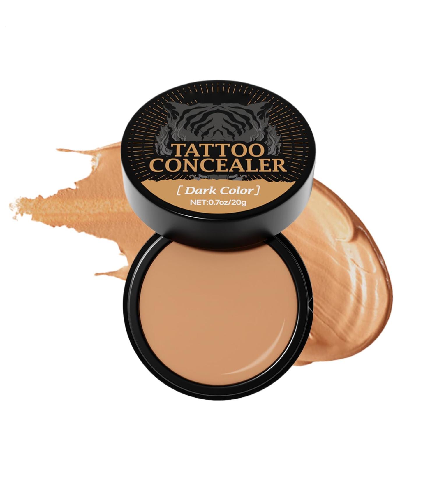 Yonuaret Skin Camouflage Makeup Waterproof Concealing Makeup For Skin Imperfections On The Body 20 Grams Daily Light Breathable High Coverage Primer Suitable for Travel Festivals Dark - Buy Online on GoSupps.com