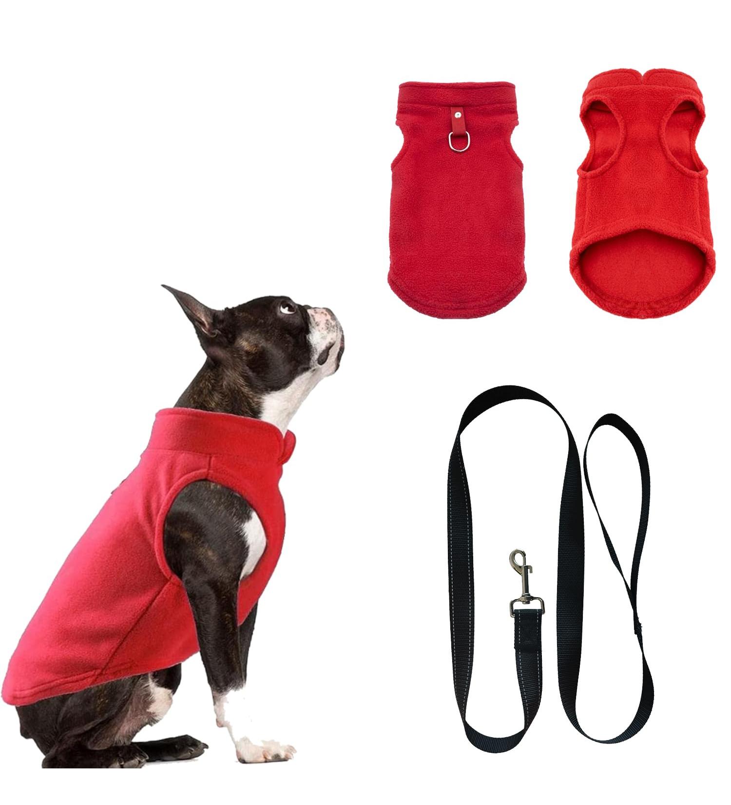 Red XL Dog Coat & Sweater for Small Dogs | Chihuahua Clothing | Winter Apparel for Indoor & Outdoor Use - Buy Online on GoSupps.com