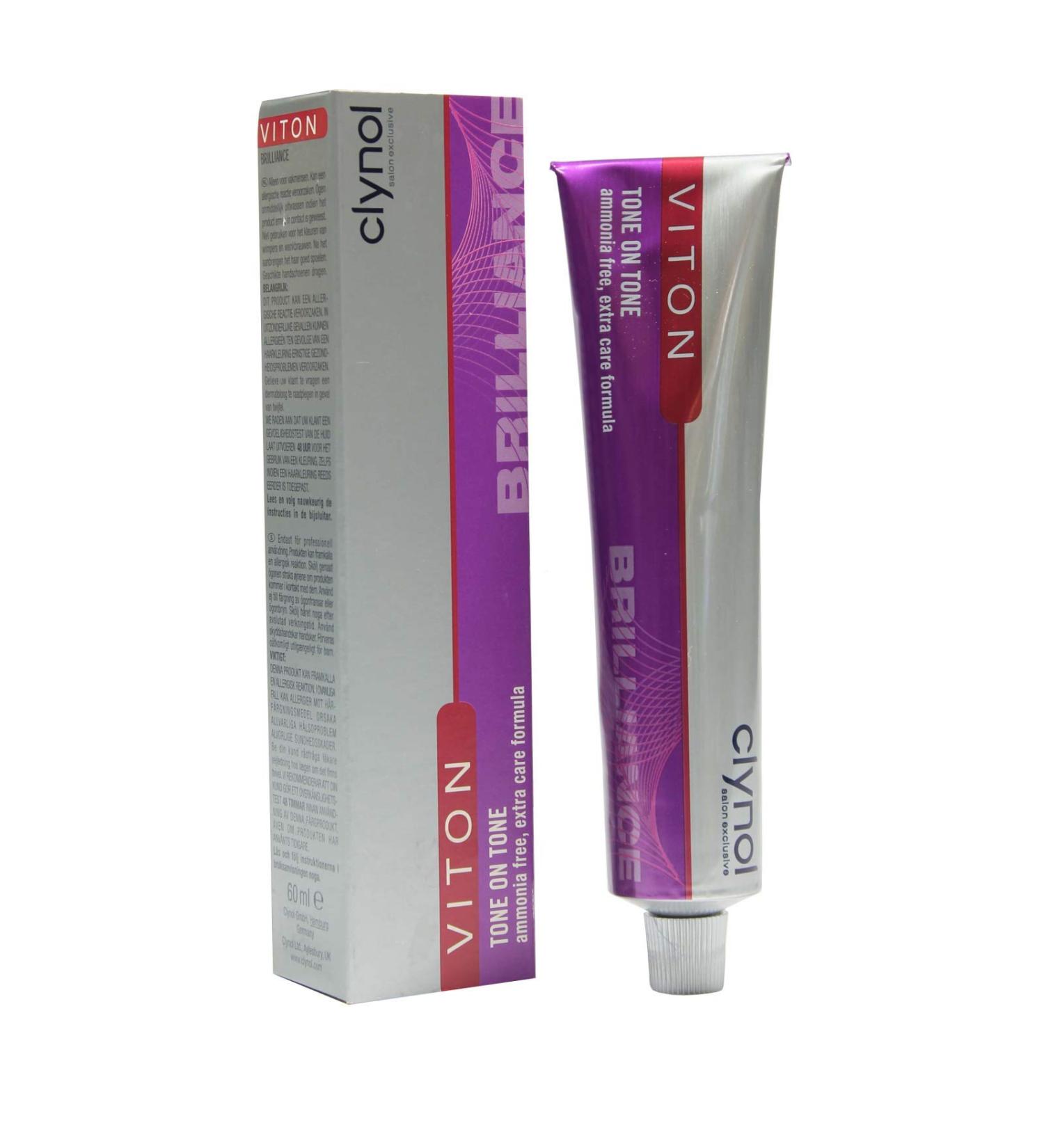 Clynol Viton Brilliance Tone on Tone Teinte sans ammoniaque v. Nuances 60ml - 01.0 Black