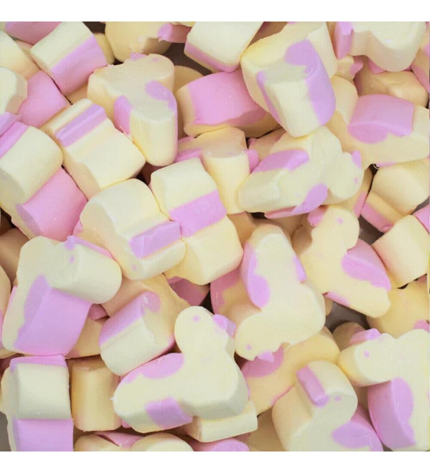 Easter Yellow & Pink Chick Mallows Easter Pick N Mix Marshmallow - Vanilla Flavour Marshmallows (425g) - Buy Online on GoSupps.com