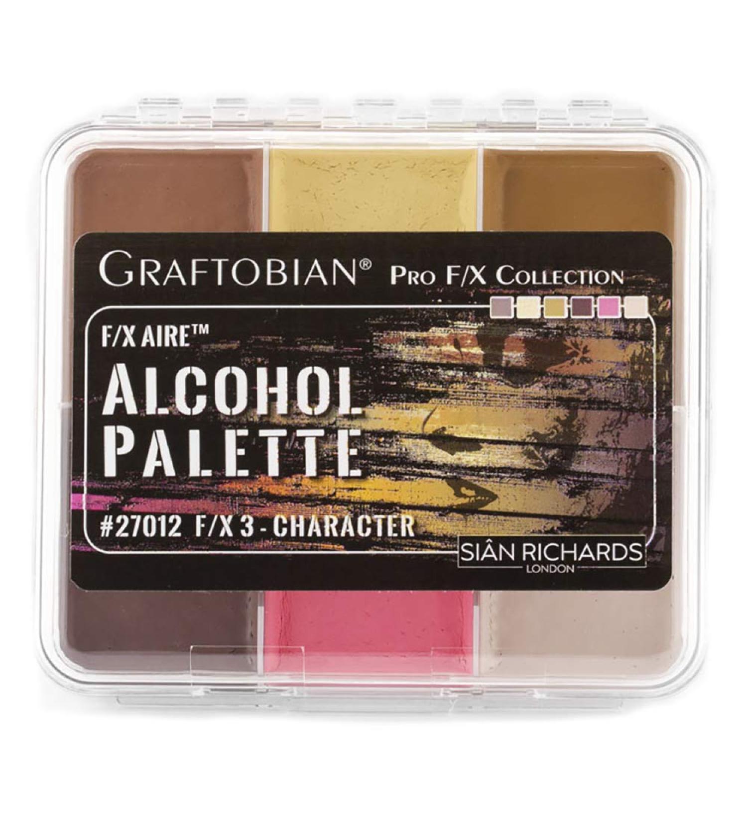 Graftobian F/X Aire Alcohol Activated Palette - SFX Makeup (F/X 3 - Character) - Buy Online on GoSupps.com