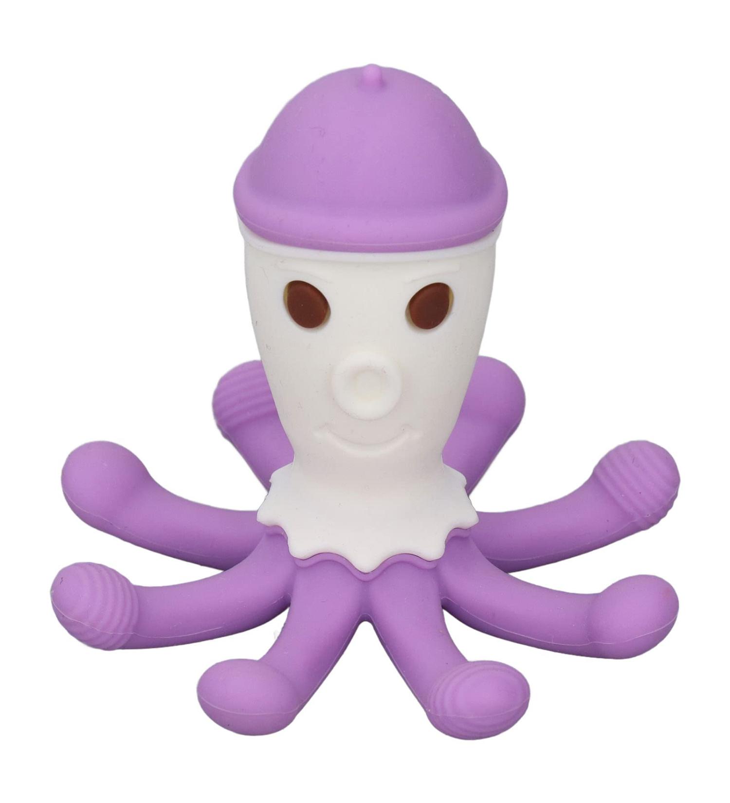 Soft Silicone Baby Calming Bite Ring Pacifier | Cute Caricature Teething Toy for Infants - International Shipping Available - Buy Online on GoSupps.com