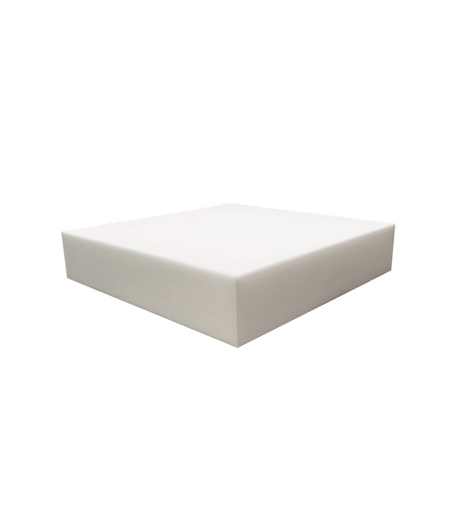 FoamRush Upholstery Foam Cushion High Density (Chair Cushion Square Foam for Dinning Chairs  Wheelchair Seat Cushion Replacement)(2" x 18" x 18") - Buy Online on GoSupps.com