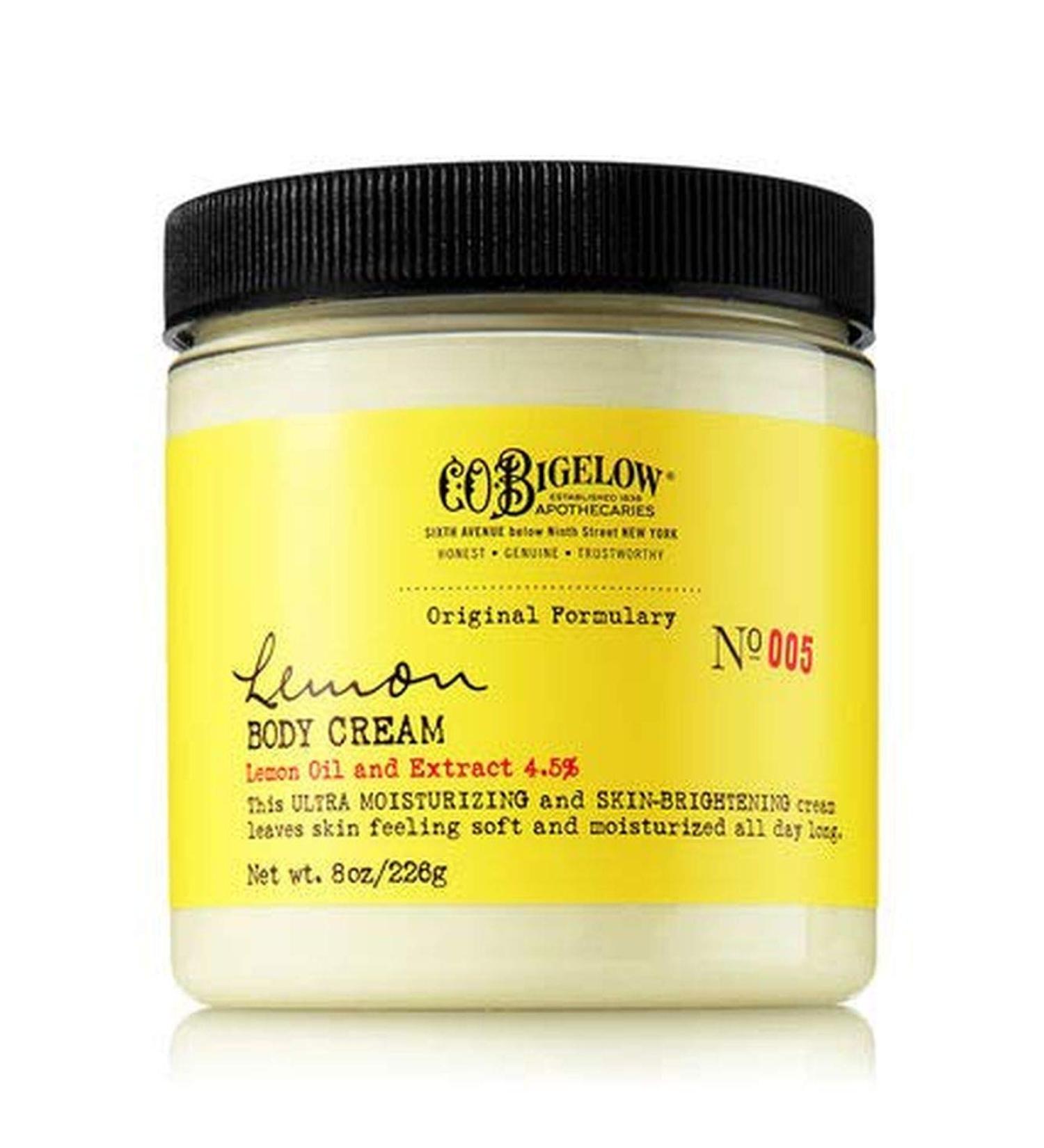 C.O. Bigelow Lemon Body Cream 8 Oz