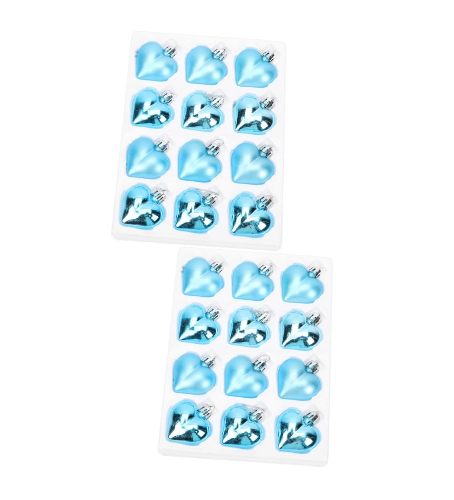 ifundom 24 Pcs Valentine's Day Pendant Trinkets Baby Heart-Shaped Bluex2pcs 5x4cmx2pcs - Buy Online on GoSupps.com