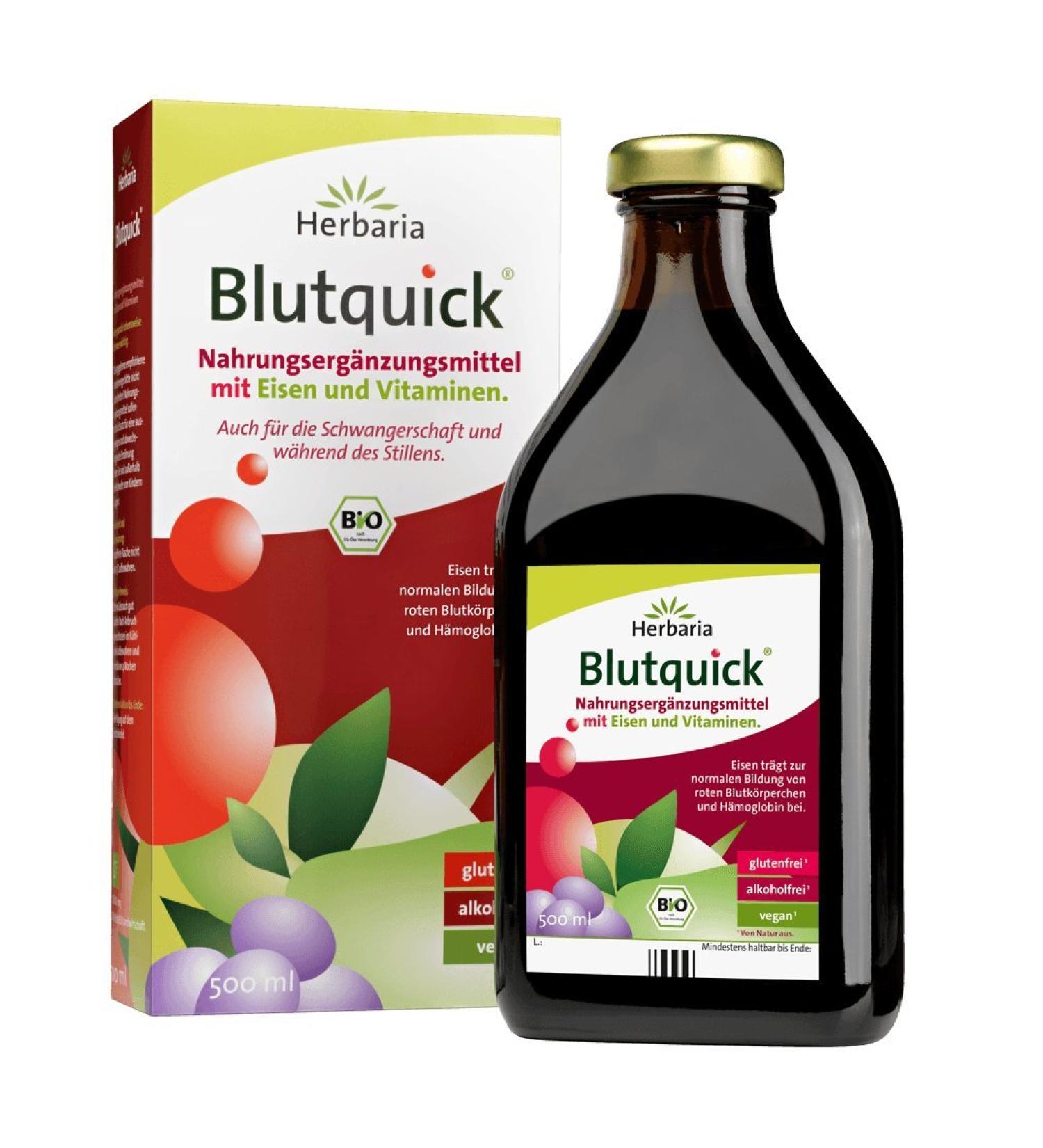 Herbaria Herbaria Bio Blutquick (6 x 500 ml)