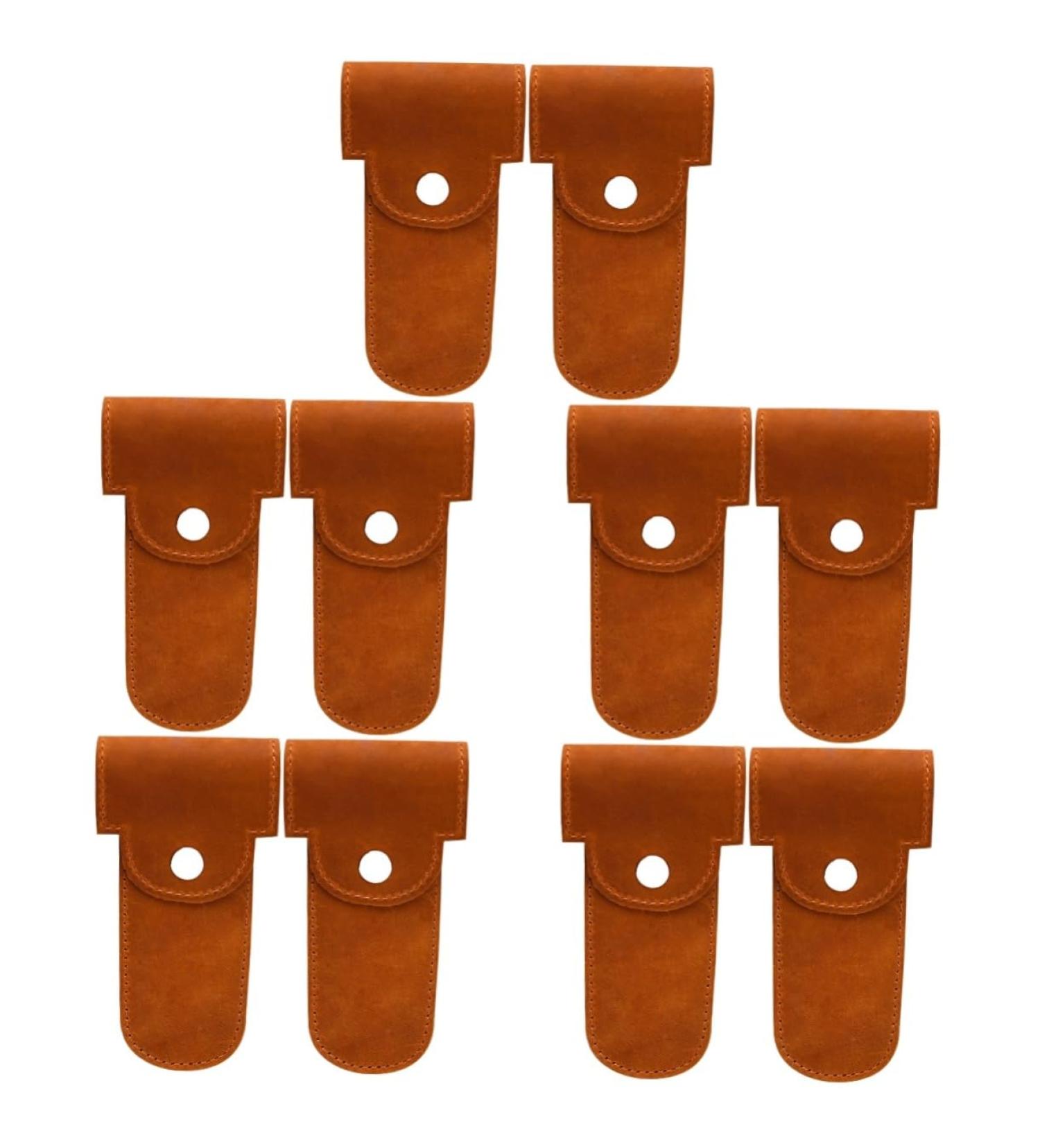 FRCOLOR 10 Pcs Razor Case Storage Bag | Travel PU Jacket for Safekeeping | International Shipping Available - Buy Online on GoSupps.com