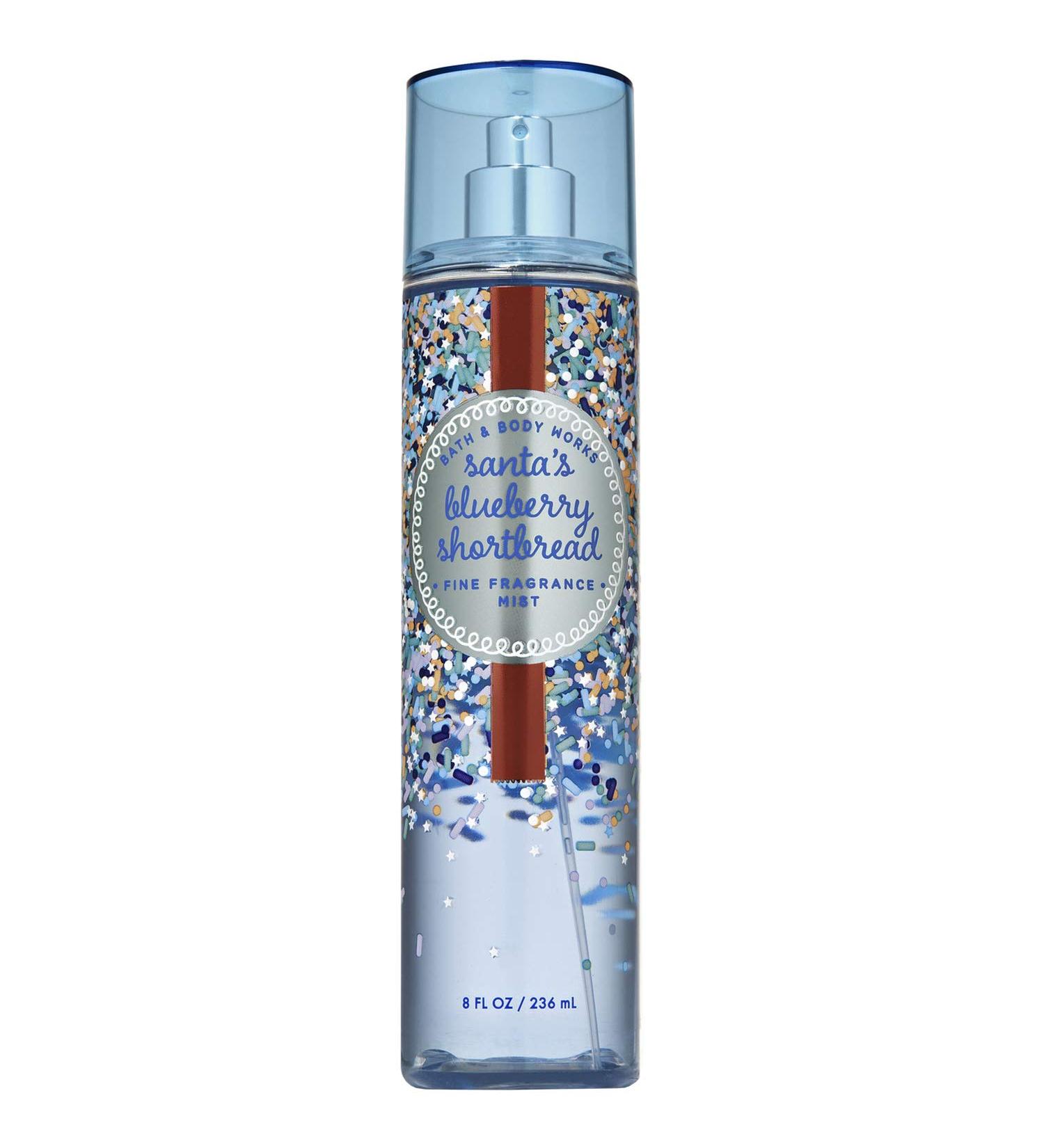 Bath and Body Works Santa's Blueberry Shortbread Fine Fragrance Mist 8 Ounce Full Size 2019