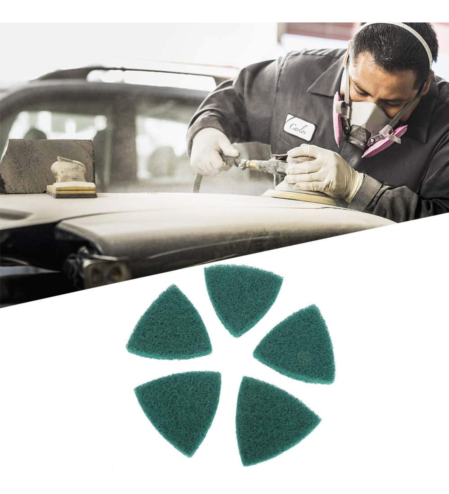 Scheuerwamt Scotched Abrasive Accessories - 5-Piece Industrial Triangular Scrub Mat for Sparkle Finish - Buy Online on GoSupps.com