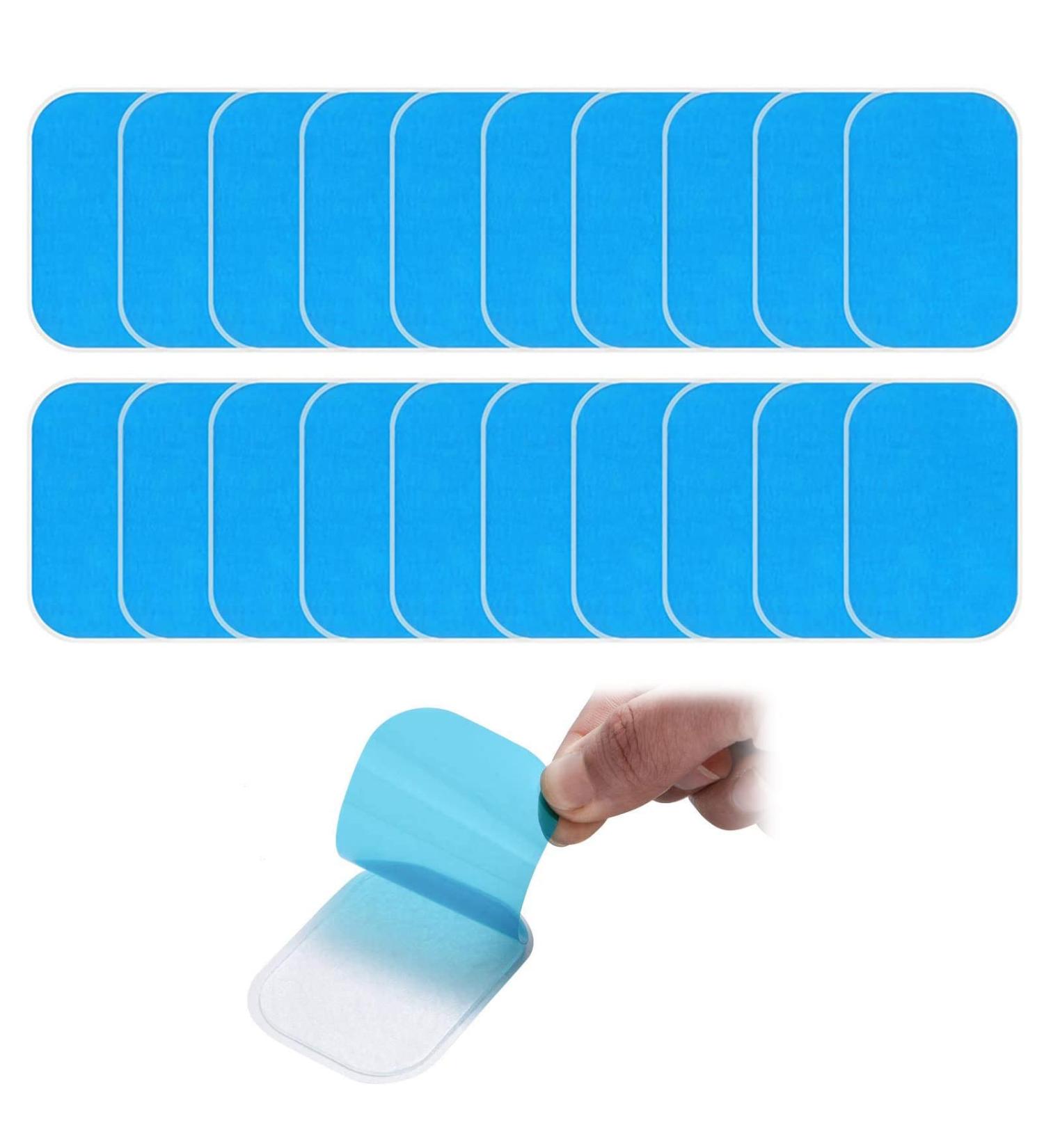 Replacement Gel Pads for EMS Trainers | Hydrogel Muscle Stimulator Spare Parts | 20-Piece Set - Buy Online on GoSupps.com