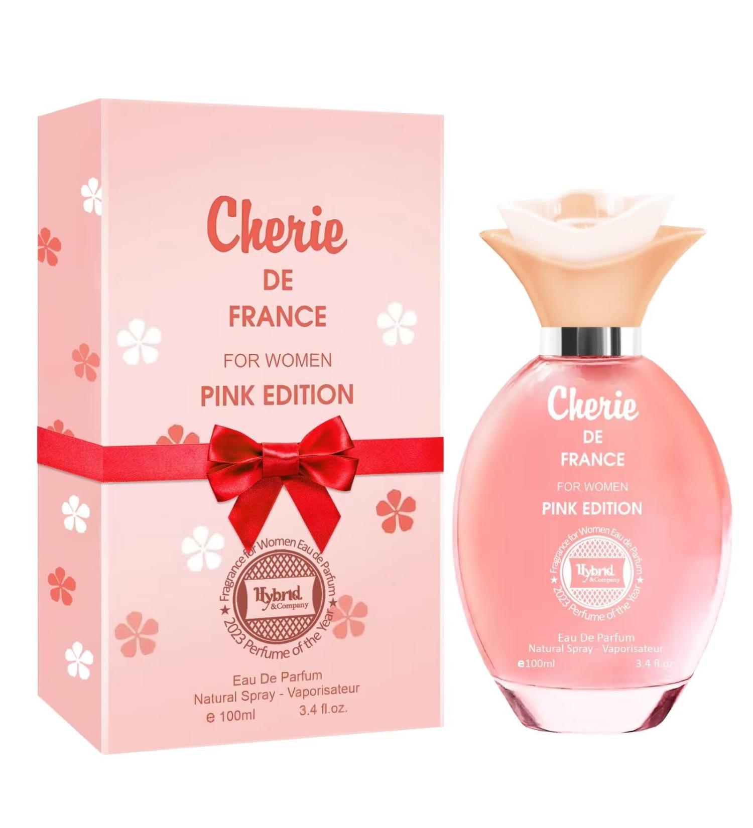 Hybrid & Company Cherie De France For Women Pink Edition Fruity Femininity Relaxed Scent Womens Perfume 3.4 Fl Oz CHERIE DE FRANCE FOR WOMEN PINK EDITION 3.4 Fl Oz (Pack of 1) - Buy Online on GoSupps.com
