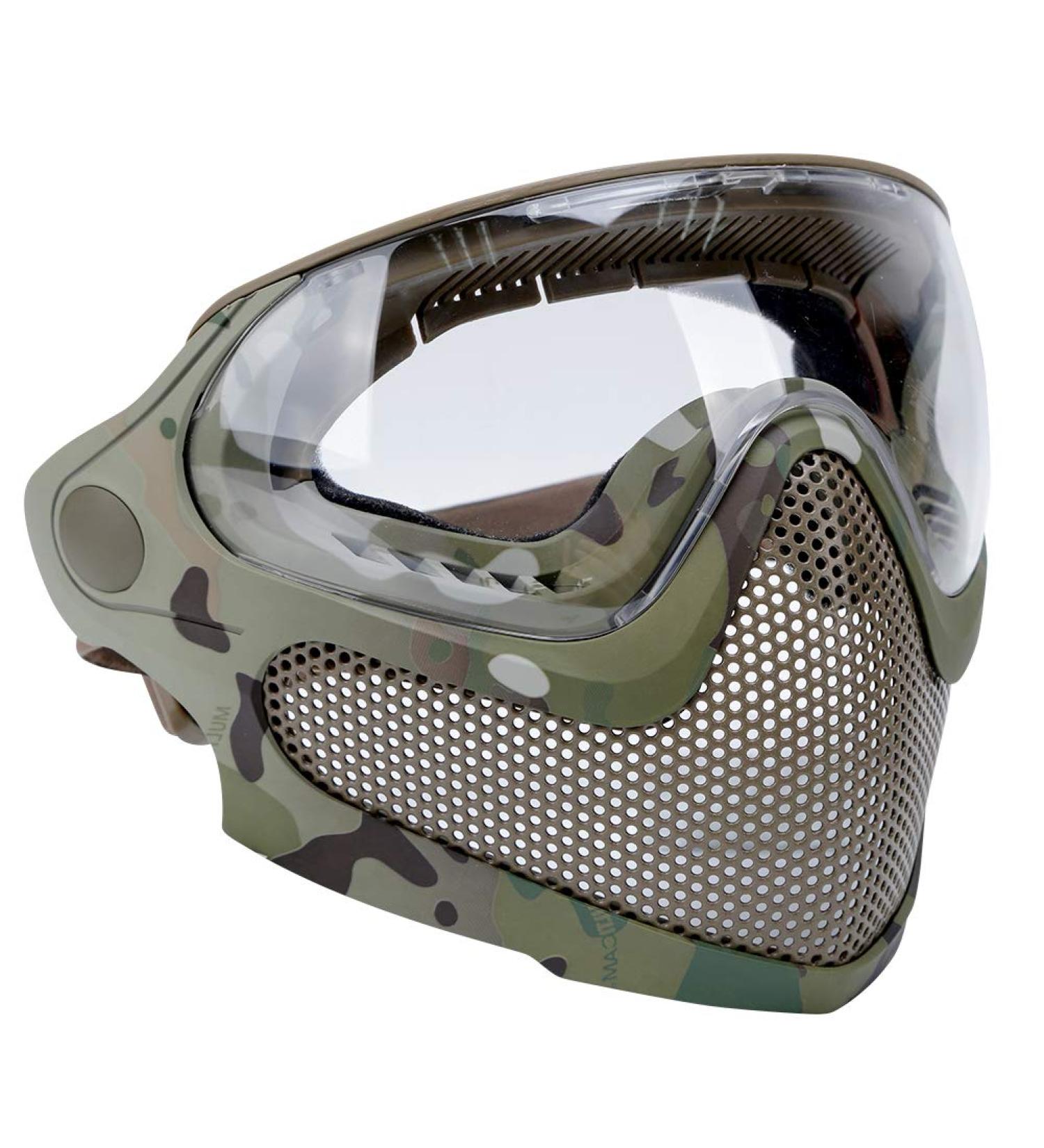 ATAIRSOFT Tactical Full Face Mask Set - 2 Modes Anti-Fog Goggles & 3 Lenses for Ultimate Airsoft Protection | International Shipping Available - Buy Online on GoSupps.com