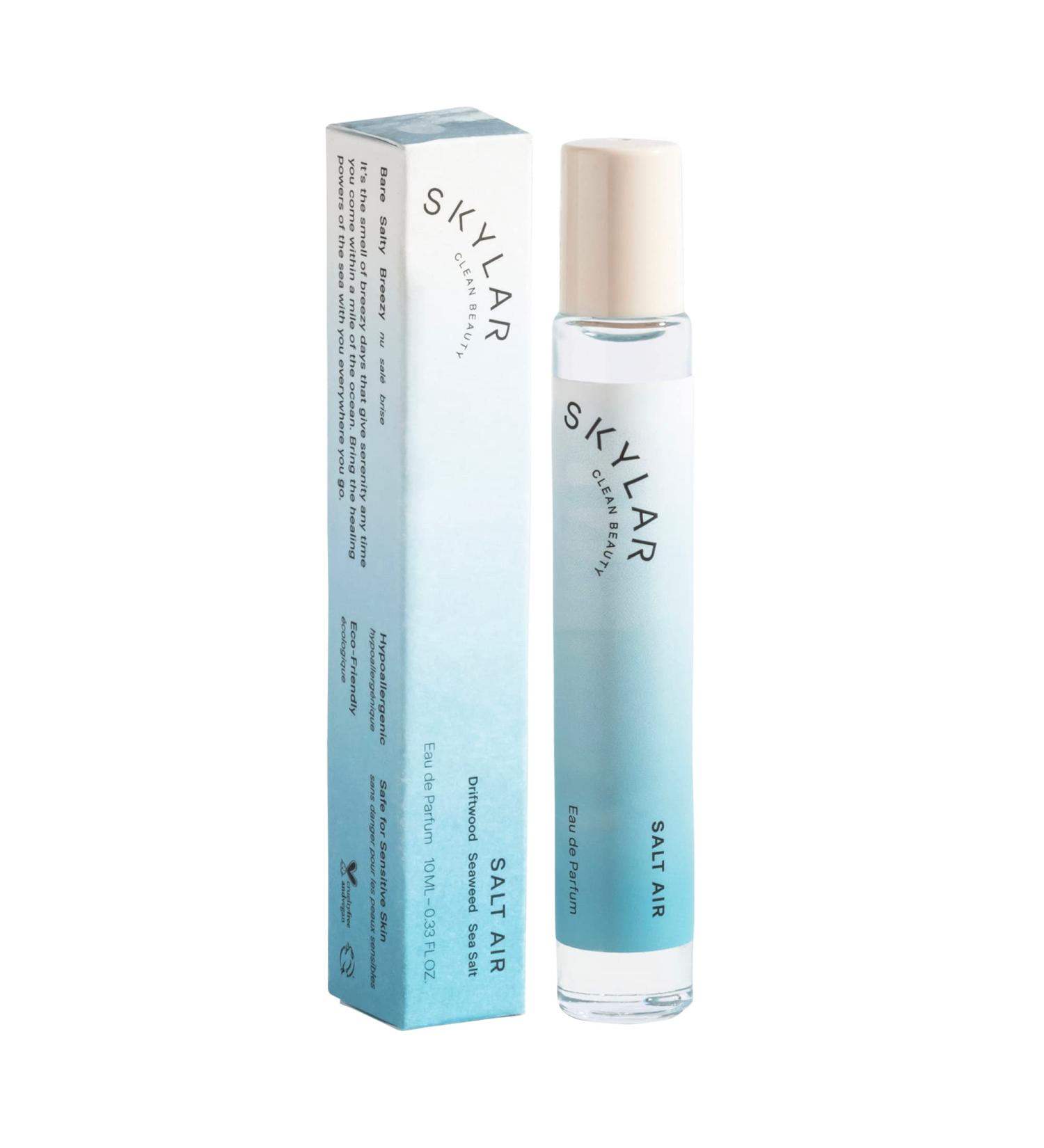 Skylar Salt Air Eau de Perfume - Hypoallergenic Vegan Fragrance for Women & Men - Fresh Scent with Driftwood & Sea Salt Notes - 10mL/0.33 Fl Oz - Buy Online on GoSupps.com