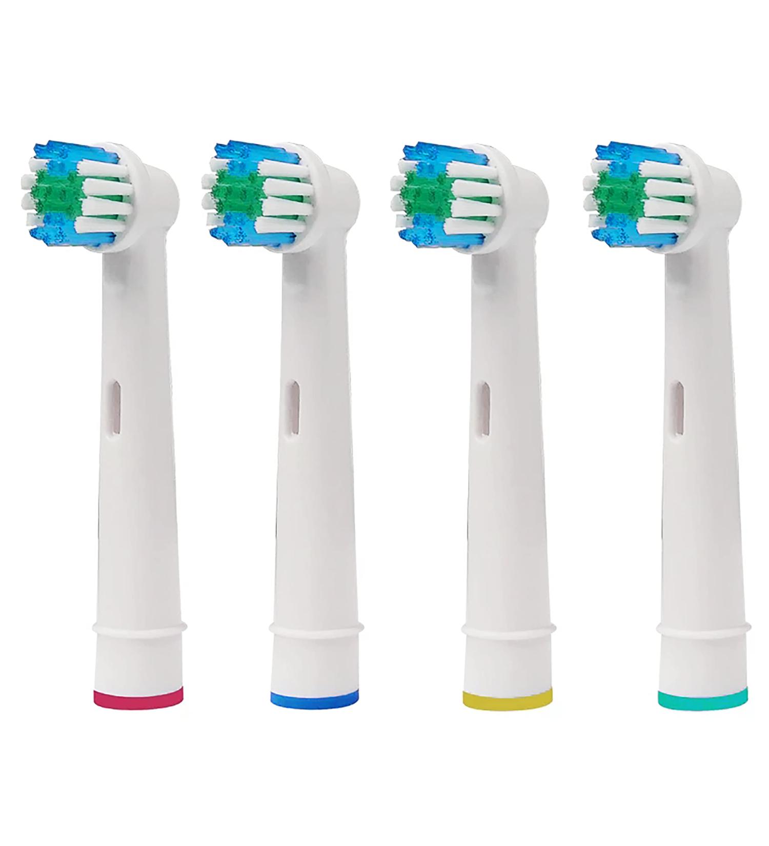 4 Replacement Toothbrush Heads for Braun Oral-B Electric Toothbrushes - Compatible Dentia Pack - Buy Online on GoSupps.com