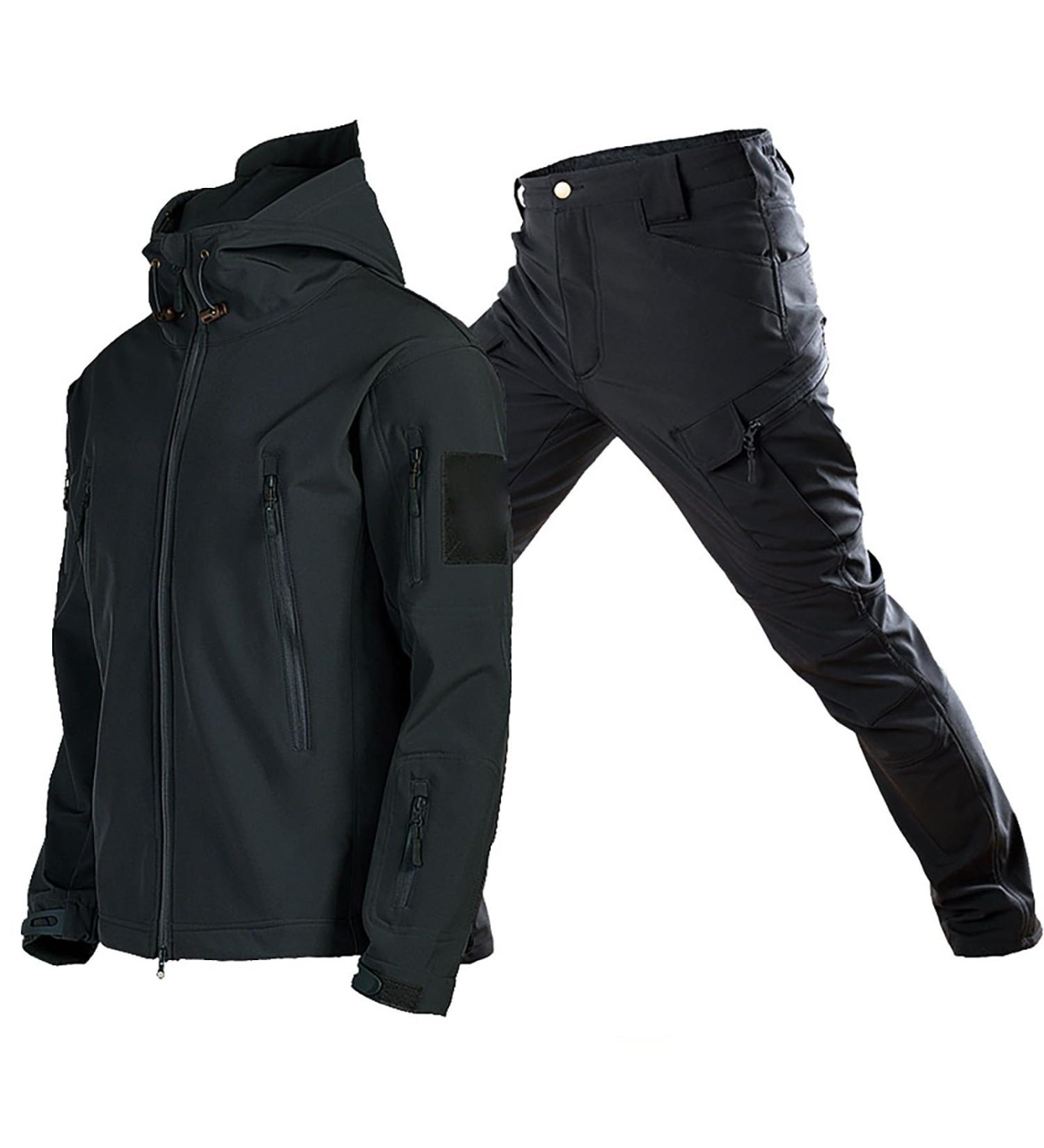 Shop Hanxiulin Men's Training Suit - Casual Long Sleeve Sport Jacket for Autumn & Winter - 3XL Leisure Wear - Buy Online on GoSupps.com