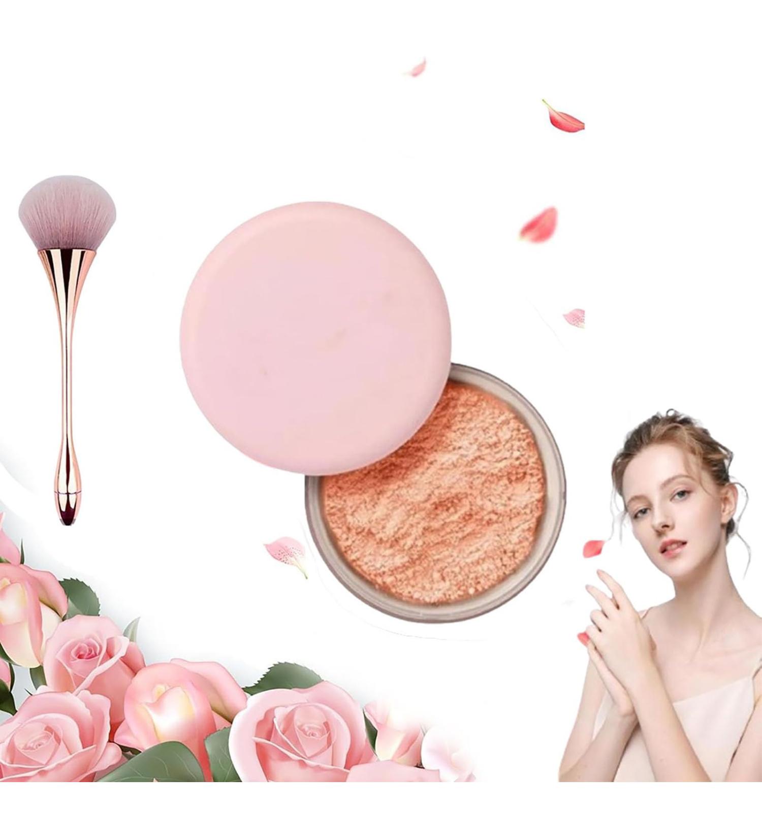 Luminance Milano Powder Luminance Milano Fixative Powder Pink Setting Powder Free Setting Powder Blurred Setting Powder Waterproof Natural for All Carnations(02#) - Buy Online on GoSupps.com