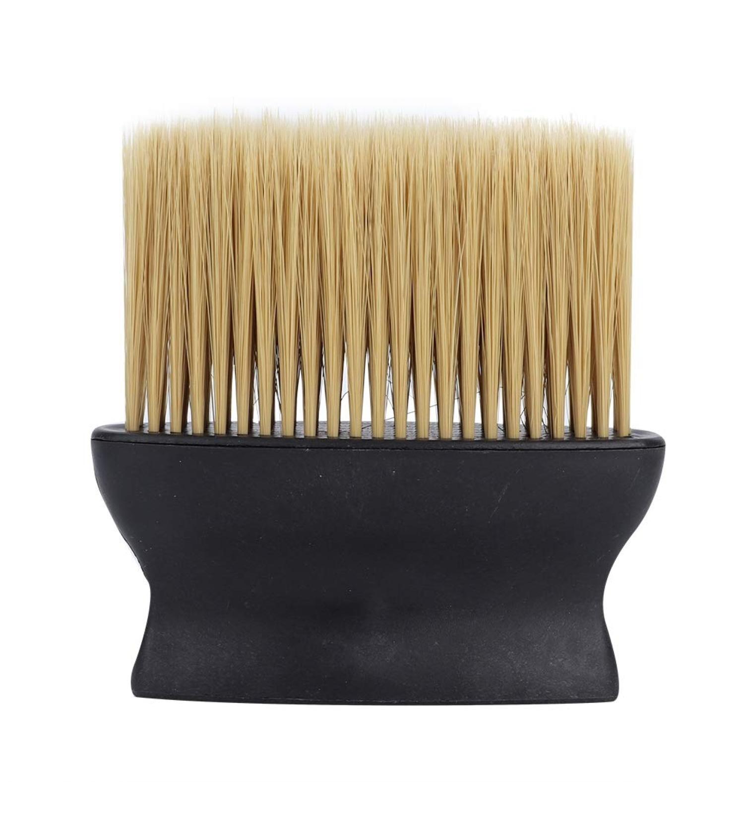 Neck Dusting Barber Brush Professional Salon Hair Cleaning Wooden Broom Hairdressing Tools for Barber Facial Hair - Buy Online on GoSupps.com