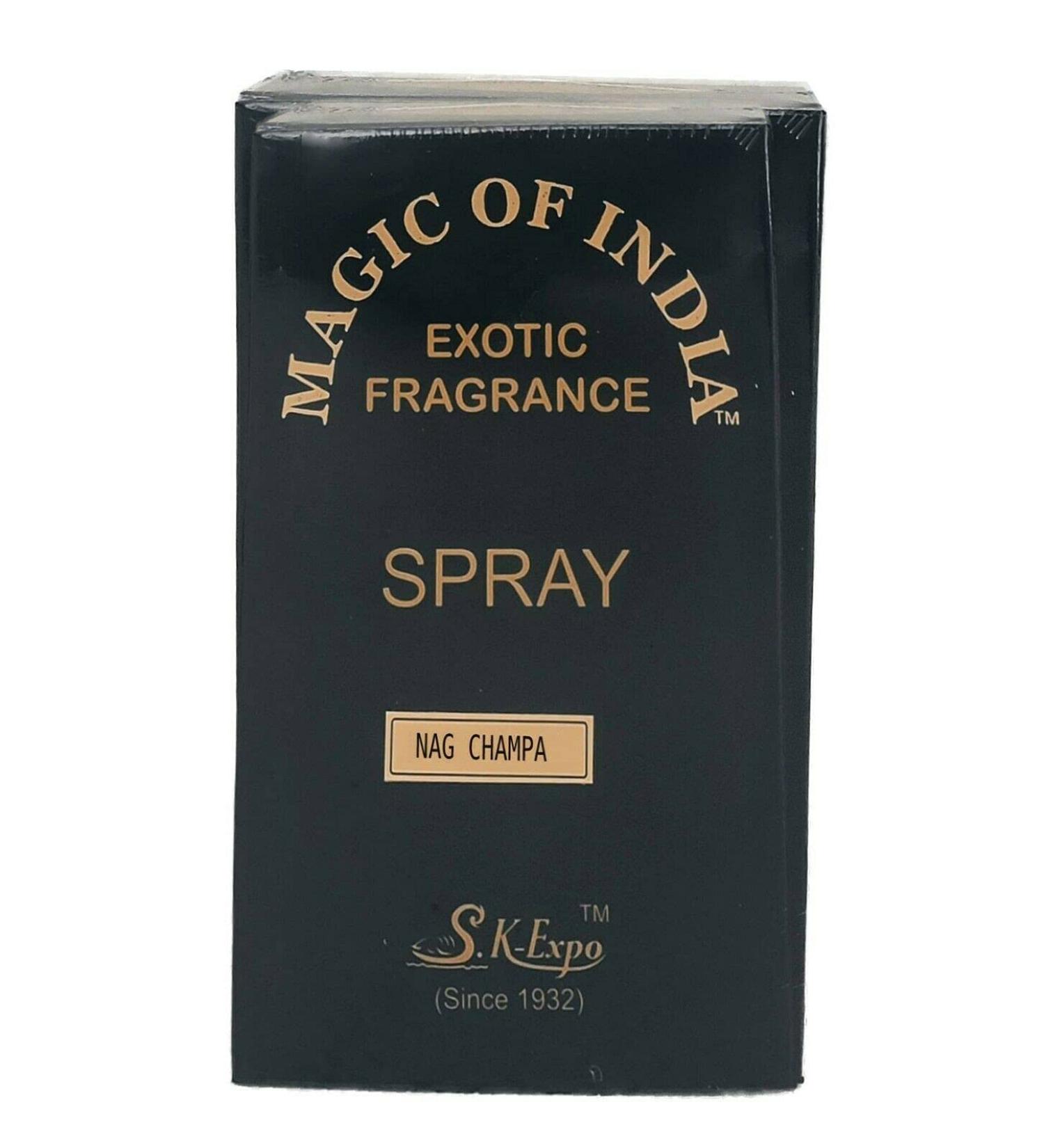 Sharvgun Magic Of India Exotic Nag Champa Natural Fragrance Body Scent For Unisex (Man & Women) 20ML- Spray