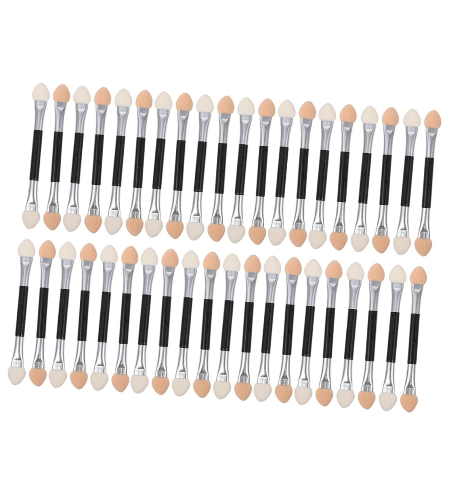 Mikinona 40pcs Latex Eye Shadow Stick Eye Shadow Applicator Double- Ended Eyeshadow Brush Make up Kit Plastic - Buy Online on GoSupps.com