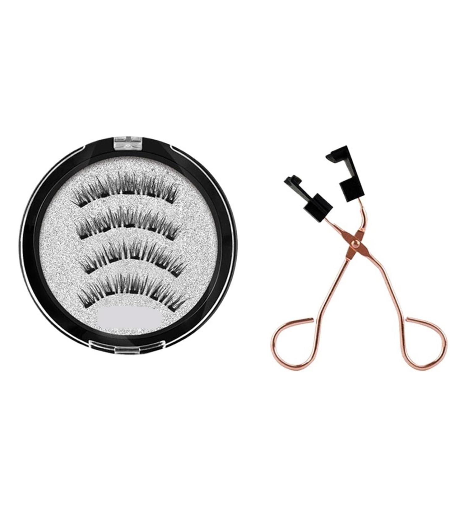 3PC 4 Magnetic Eyelashes Natural Eyelash Tape Without Glue Eyelashes Can Be Reused Best False Eyelashes (Size : 52HB-4Black) - Buy Online on GoSupps.com