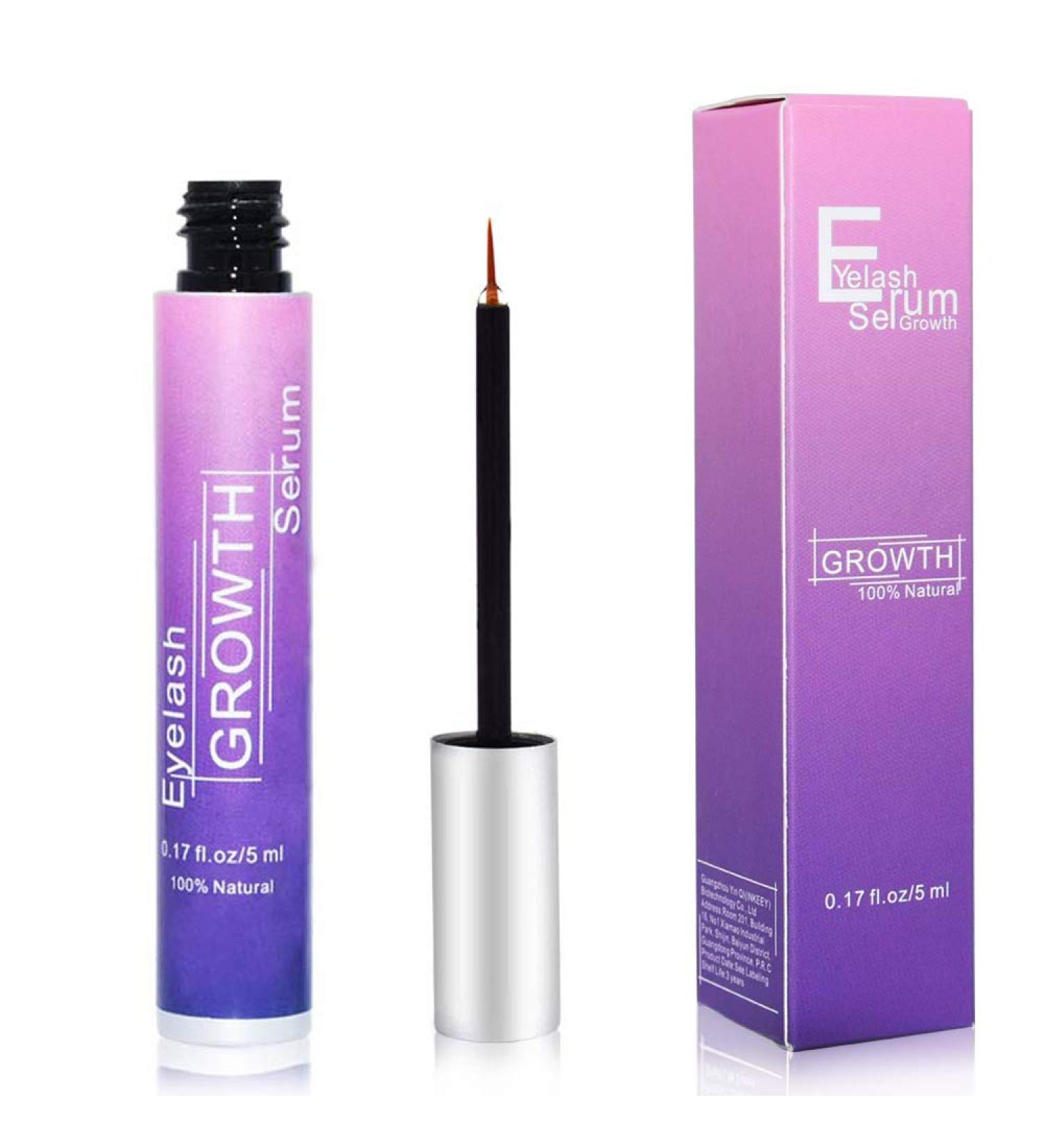 Natural Eyelash Growth Serum for Longer, Thicker Lashes - Enhancing Formula for Rapid Brow Growth - Buy Online on GoSupps.com