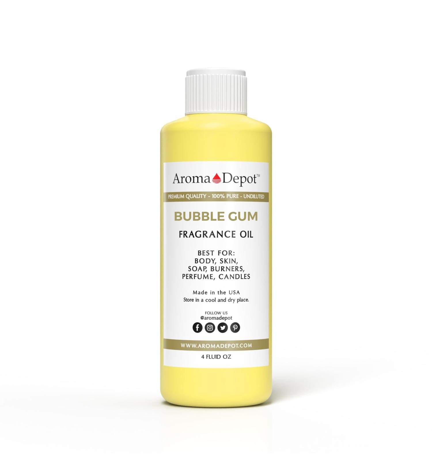 Bubble Gum Fragrance Oil 4 oz | Ideal for DIY Candles Bath Bombs and Scented Oils | Perfume & Skin Oil for Home Diffusers - Buy Online on GoSupps.com