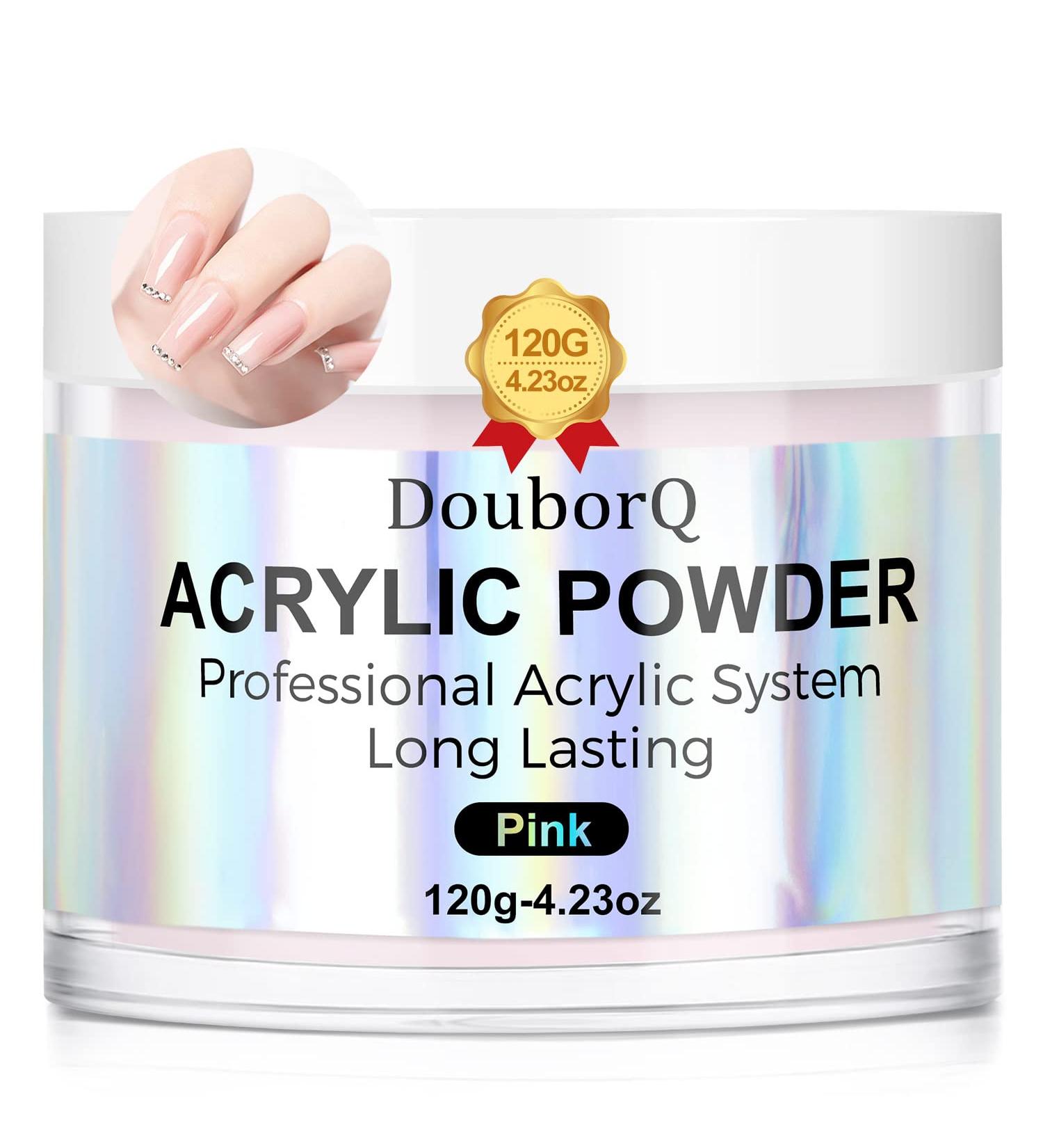 Buy New 120g Pink Acrylic Nail Powder - Professional 3D Nail Extensions Durable Beauty Gift - International Shipping - Buy Online on GoSupps.com