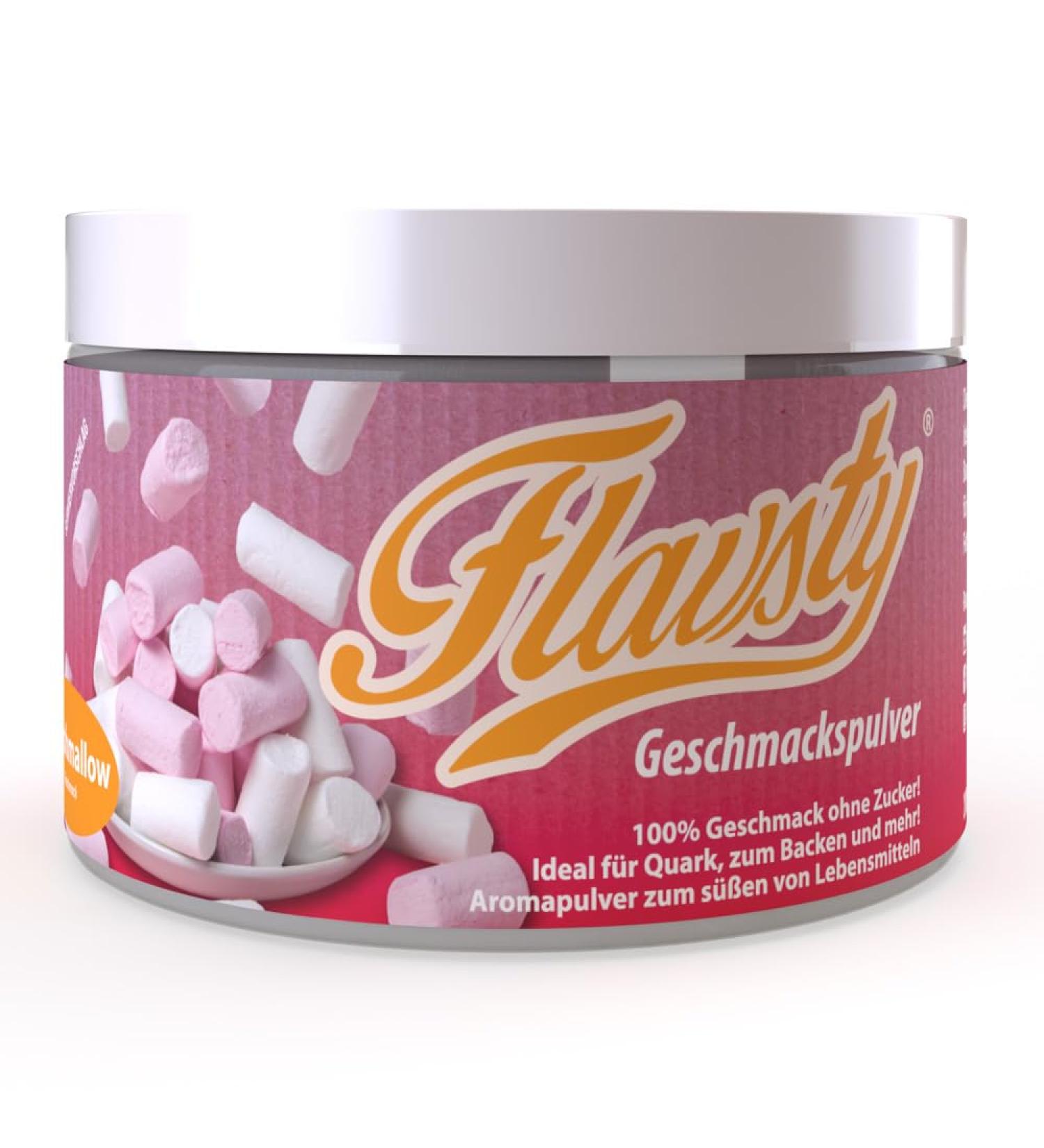 Flavsty flavor powder - Vegan flavor powder without sugar - Aroma powder - Flavor powder (Marshmallow)