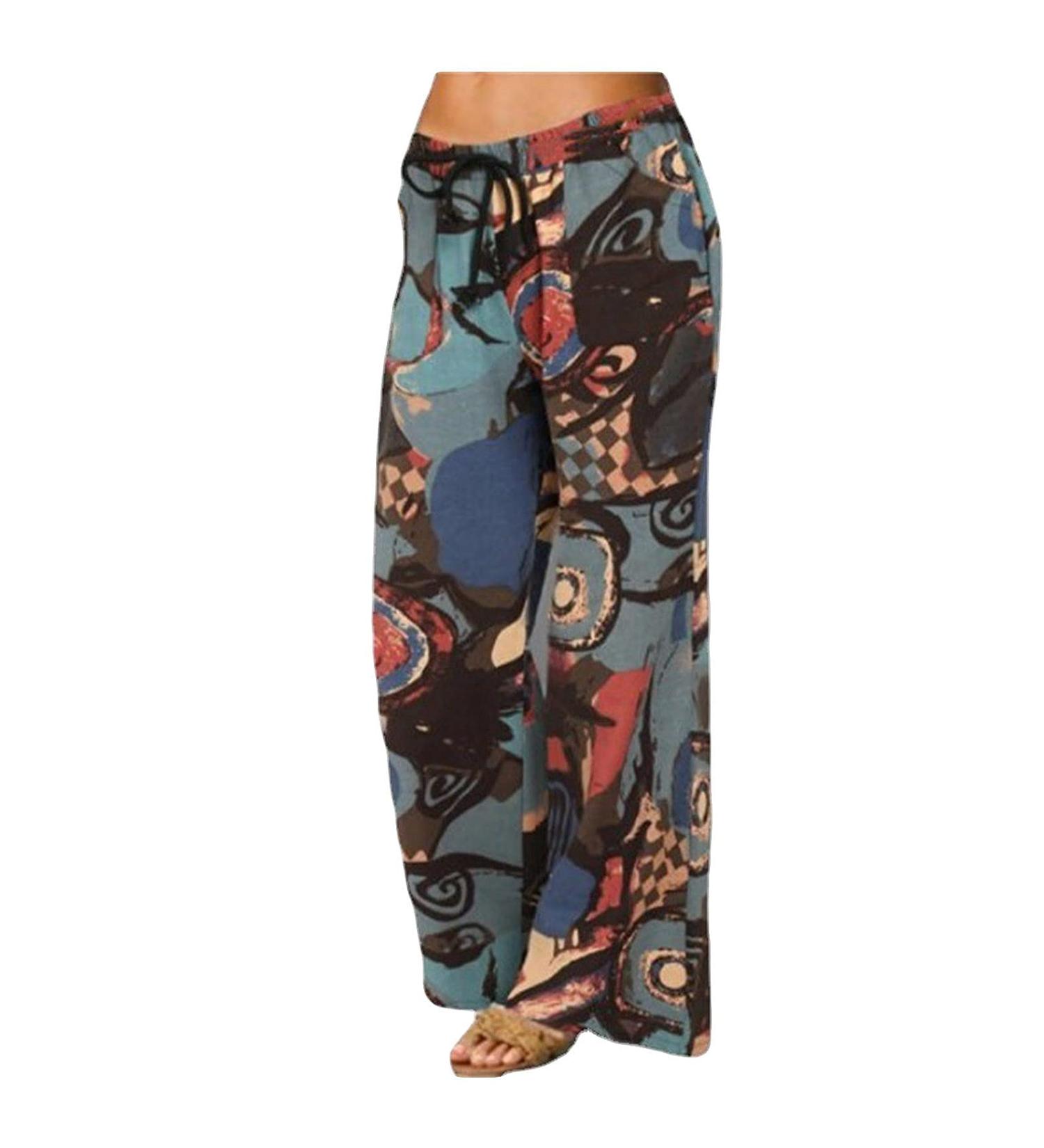 Buy Haiorziyou Women's Vintage Low Waist Loose Cord Strain Sports Pants - Gray Oversized Casual Yoga Fitness Pants - Buy Online on GoSupps.com